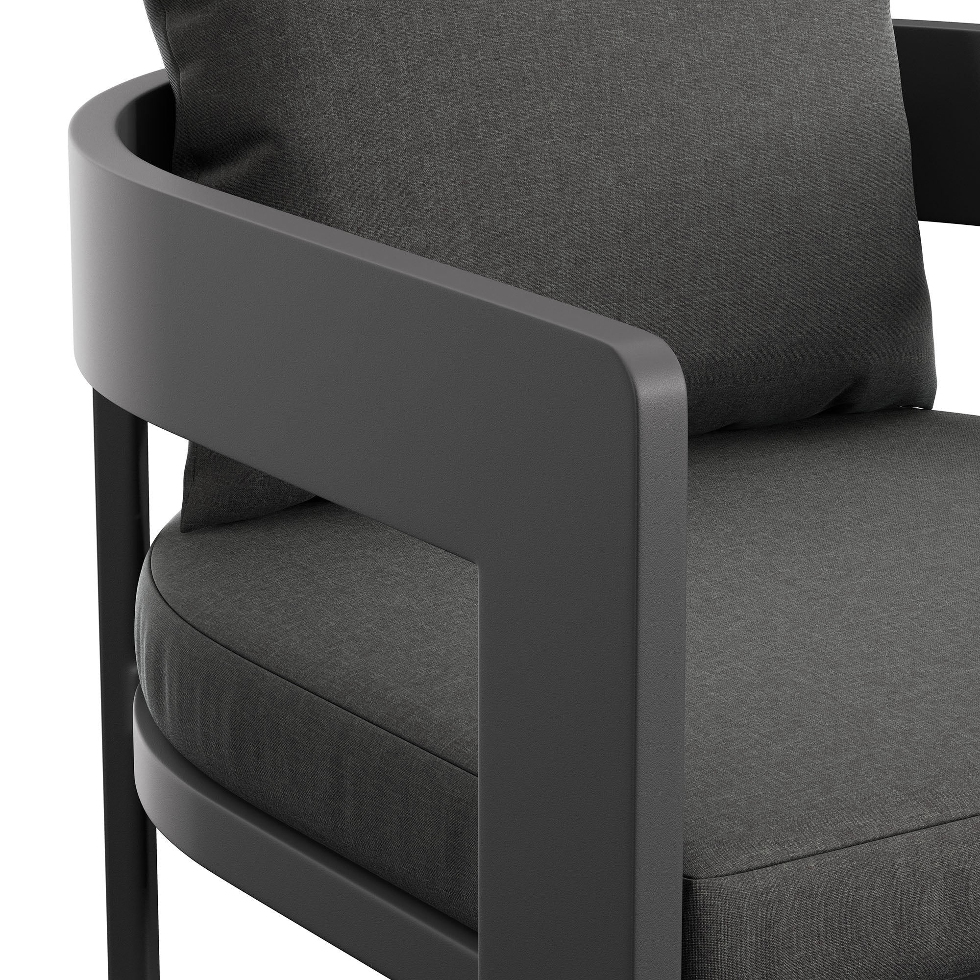 Tahoe Outdoor Patio Aluminum Bar Chair - Image 27