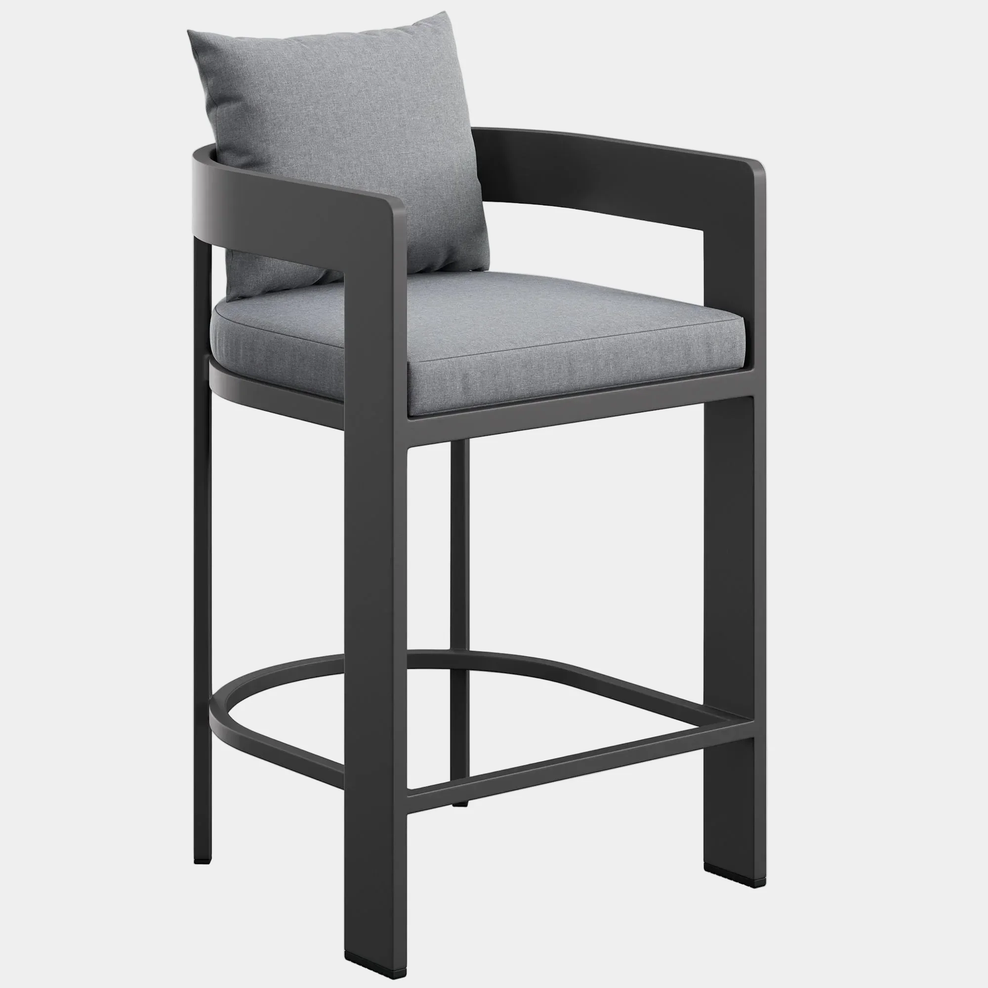Tahoe Outdoor Patio Aluminum Counter Stool - Image 19