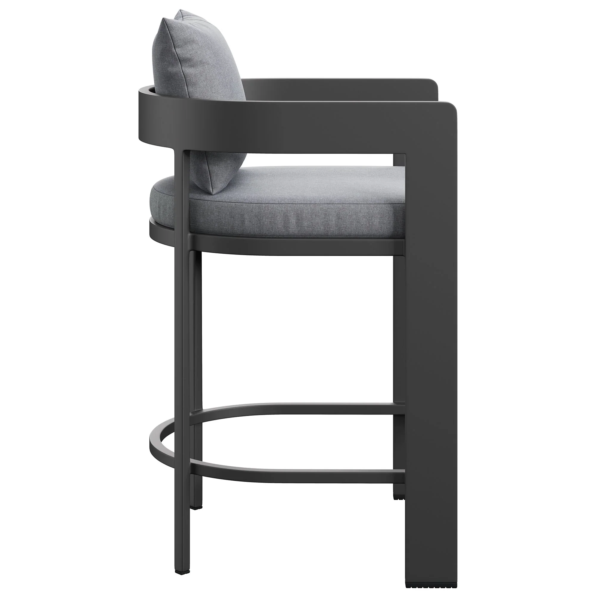 Tahoe Outdoor Patio Aluminum Counter Stool - Image 22