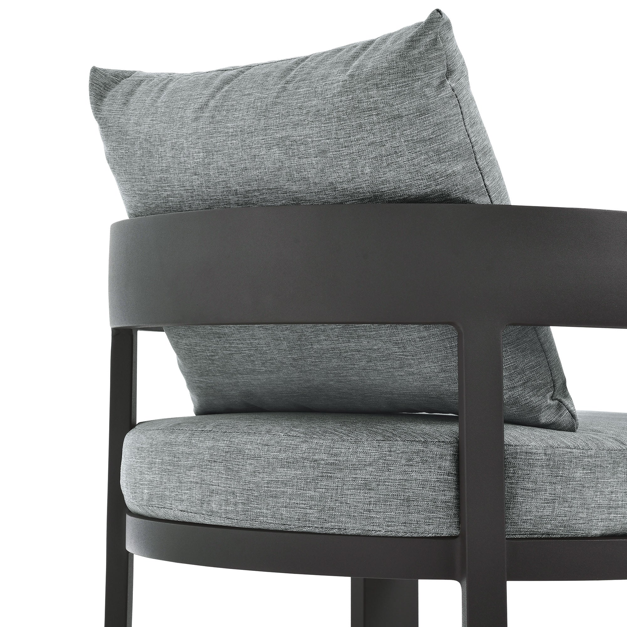 Tahoe Outdoor Patio Aluminum Dining Chair - Image 15