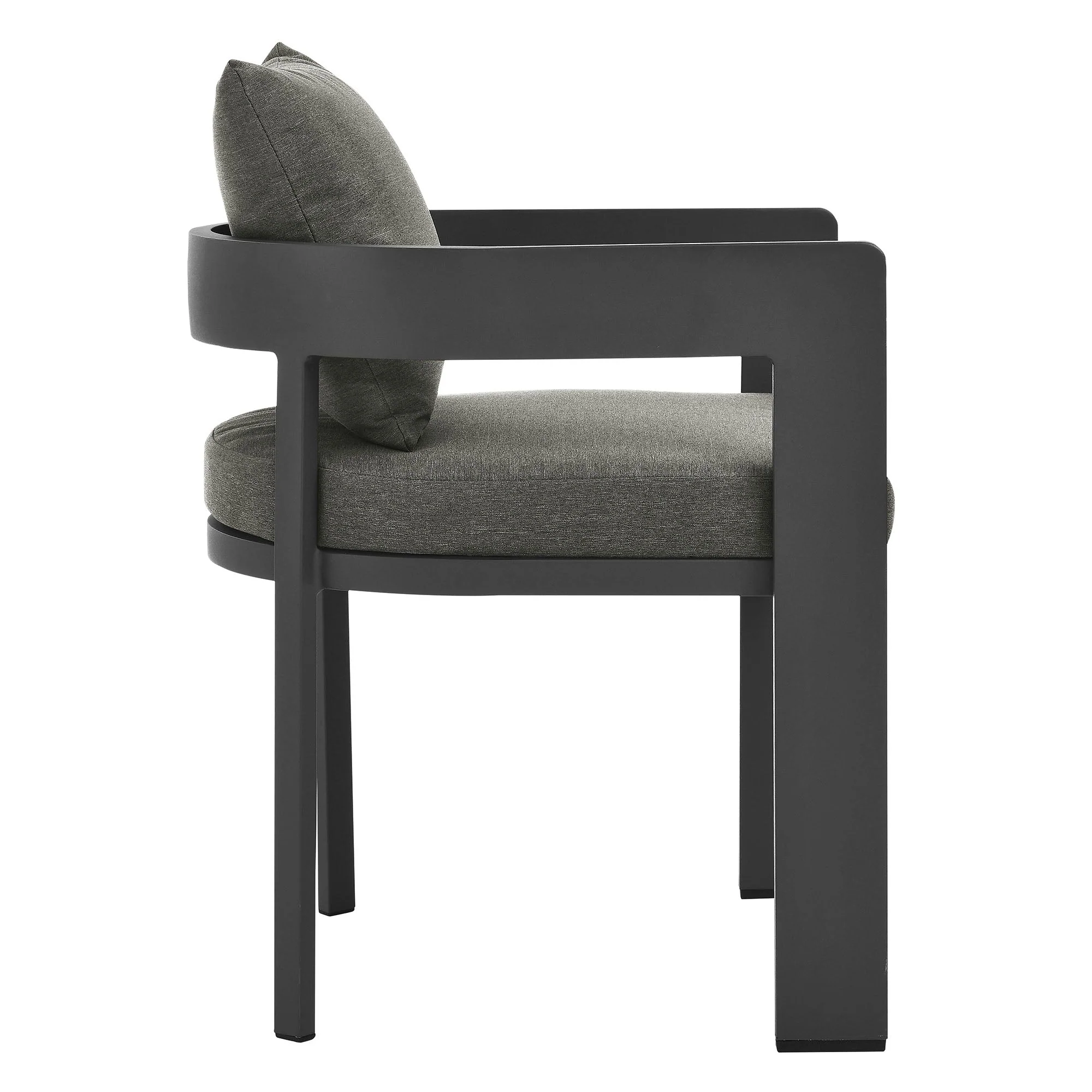 Tahoe Outdoor Patio Aluminum Dining Chair - Image 3