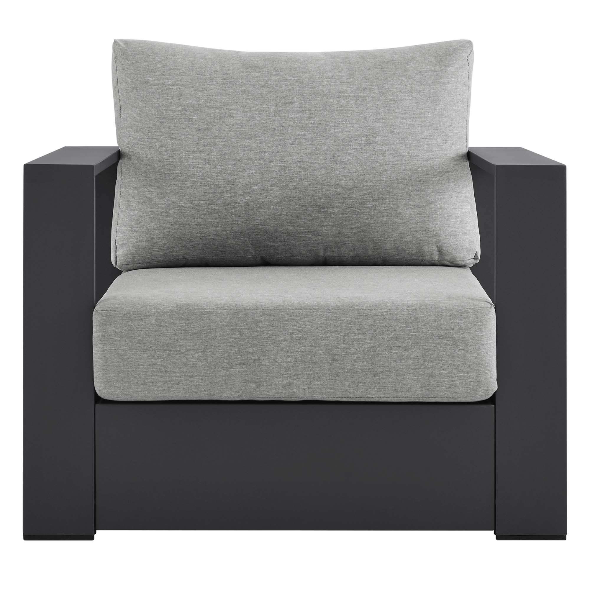 Tahoe Outdoor Patio Powder-Coated Aluminum Armchair - Image 15
