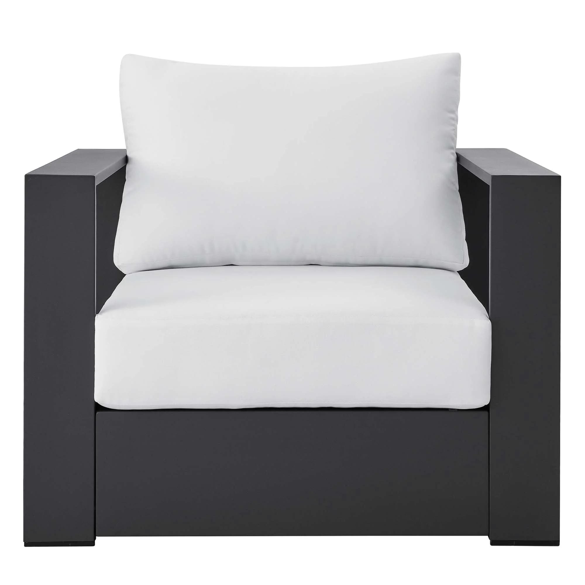 Tahoe Outdoor Patio Powder-Coated Aluminum Armchair - Image 23
