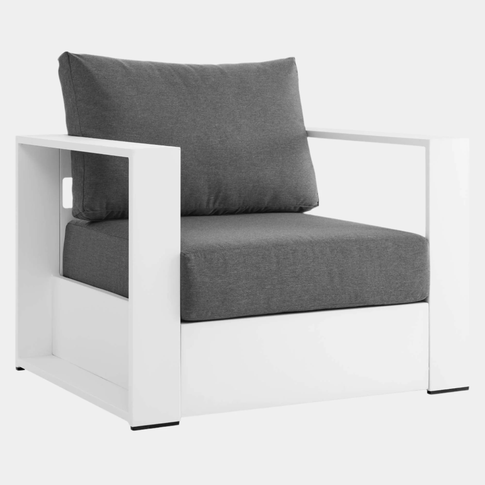 Tahoe Outdoor Patio Powder-Coated Aluminum Armchair - Image 25