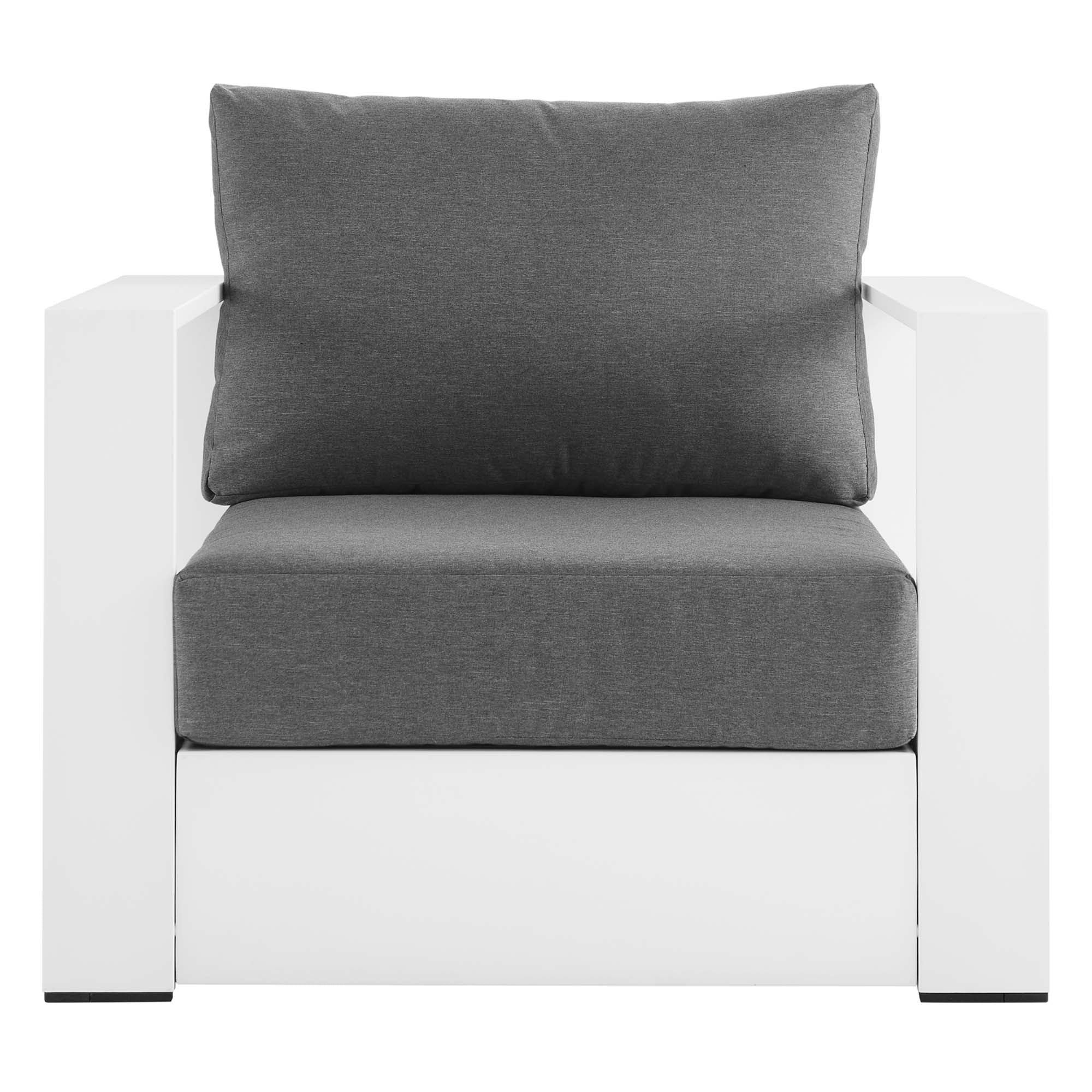 Tahoe Outdoor Patio Powder-Coated Aluminum Armchair - Image 31