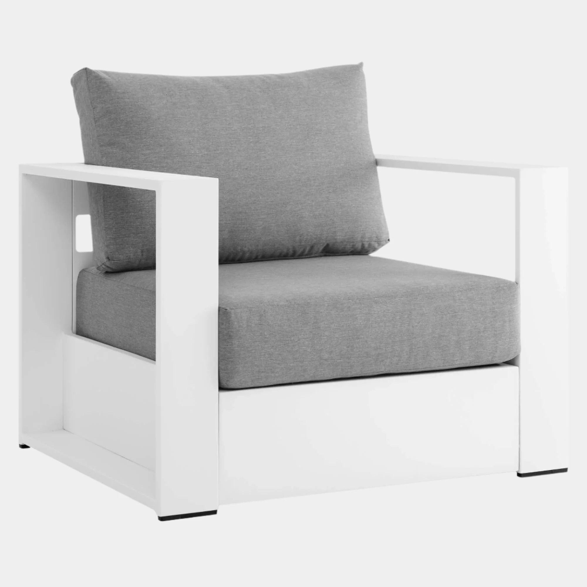 Tahoe Outdoor Patio Powder-Coated Aluminum Armchair - Image 33