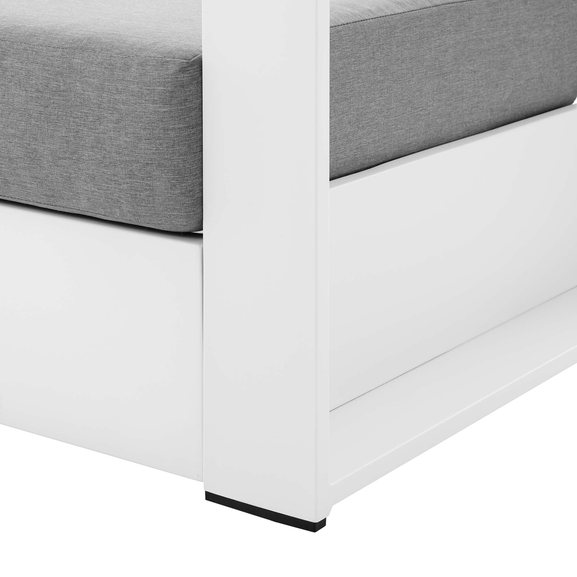 Tahoe Outdoor Patio Powder-Coated Aluminum Armchair - Image 38