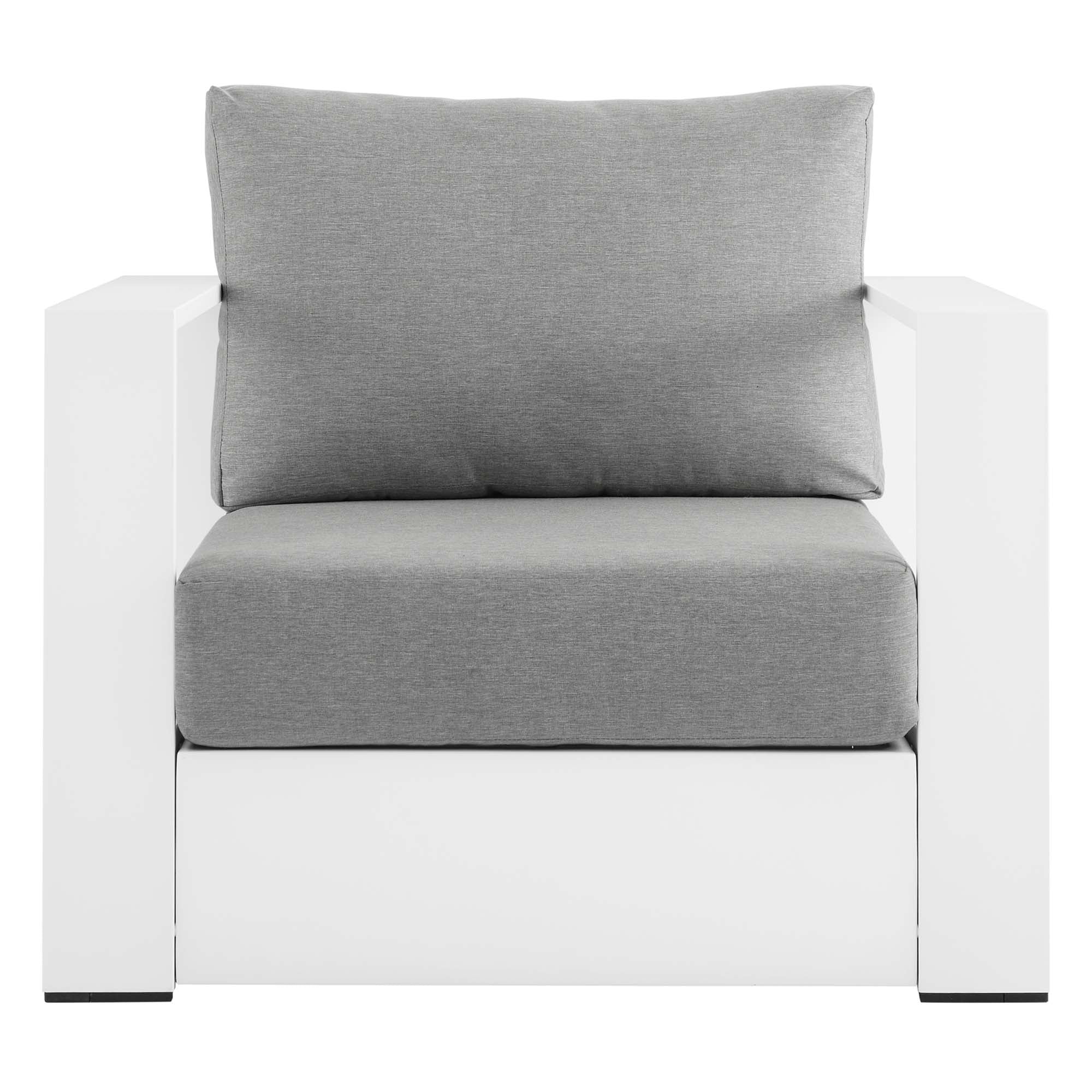 Tahoe Outdoor Patio Powder-Coated Aluminum Armchair - Image 39