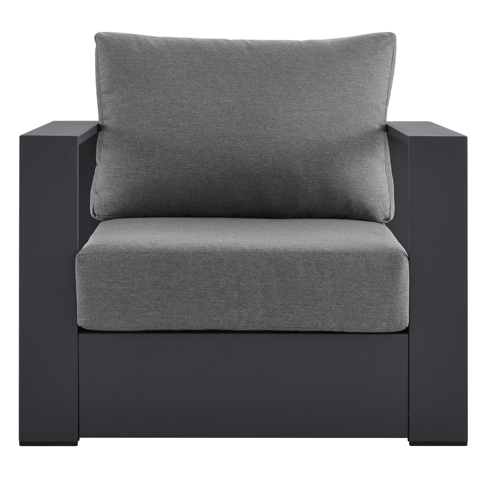 Tahoe Outdoor Patio Powder-Coated Aluminum Armchair - Image 7