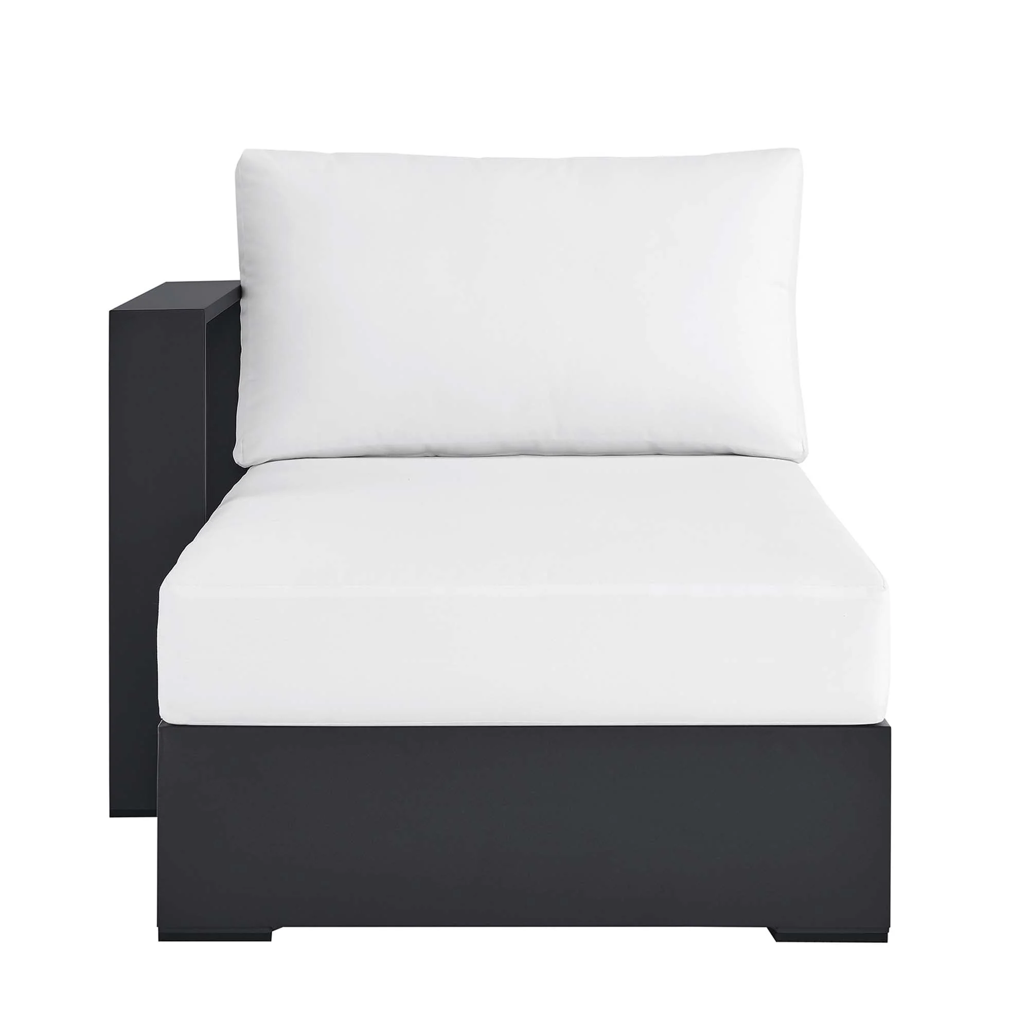 Tahoe Outdoor Patio Powder-Coated Aluminum Modular Left-Facing Chaise Lounge - Image 24