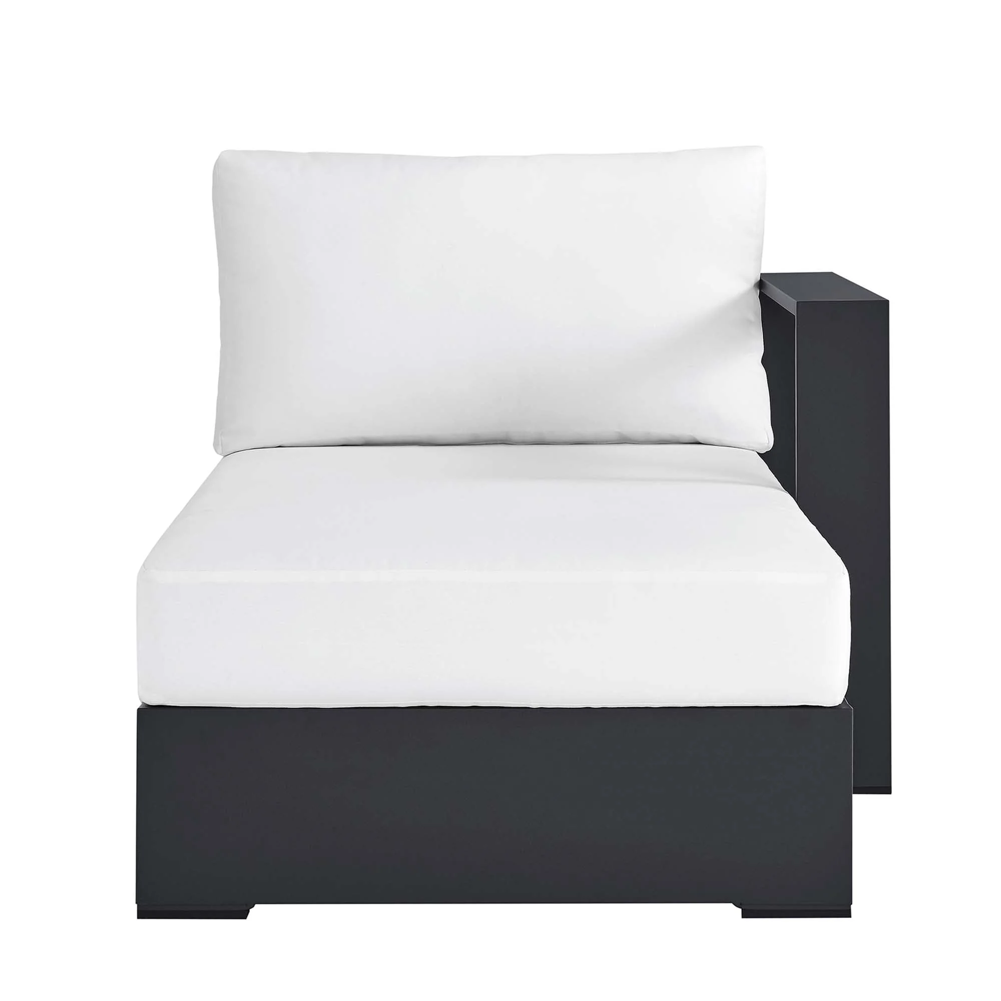 Tahoe Outdoor Patio Powder-Coated Aluminum Modular Right-Facing Chaise Lounge - Image 23