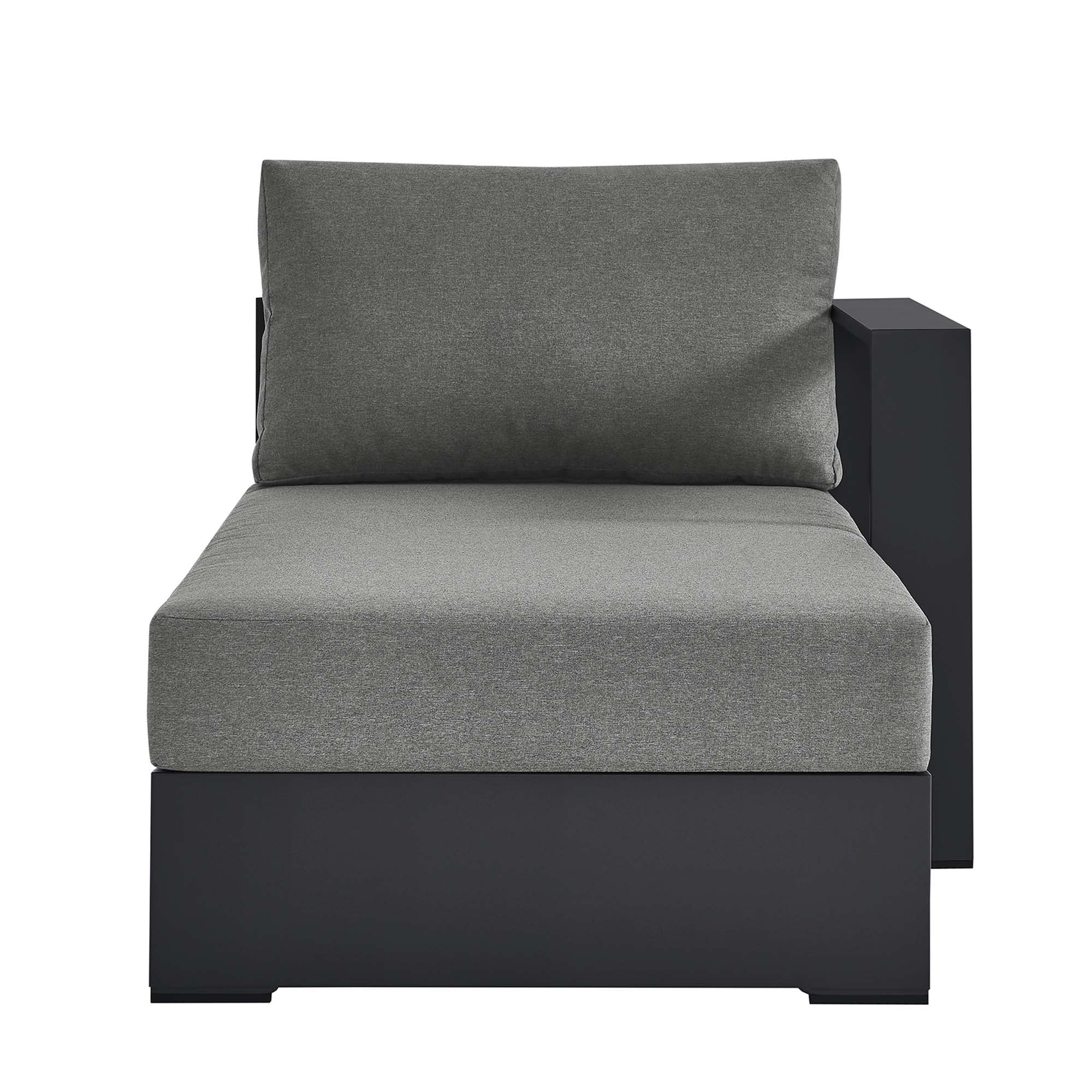 Tahoe Outdoor Patio Powder-Coated Aluminum Modular Right-Facing Chaise Lounge - Image 5