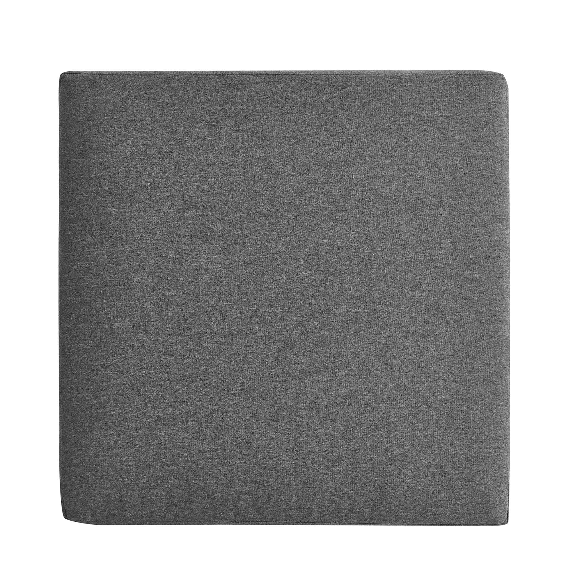 Tahoe Outdoor Patio Powder-Coated Aluminum Ottoman - Image 6