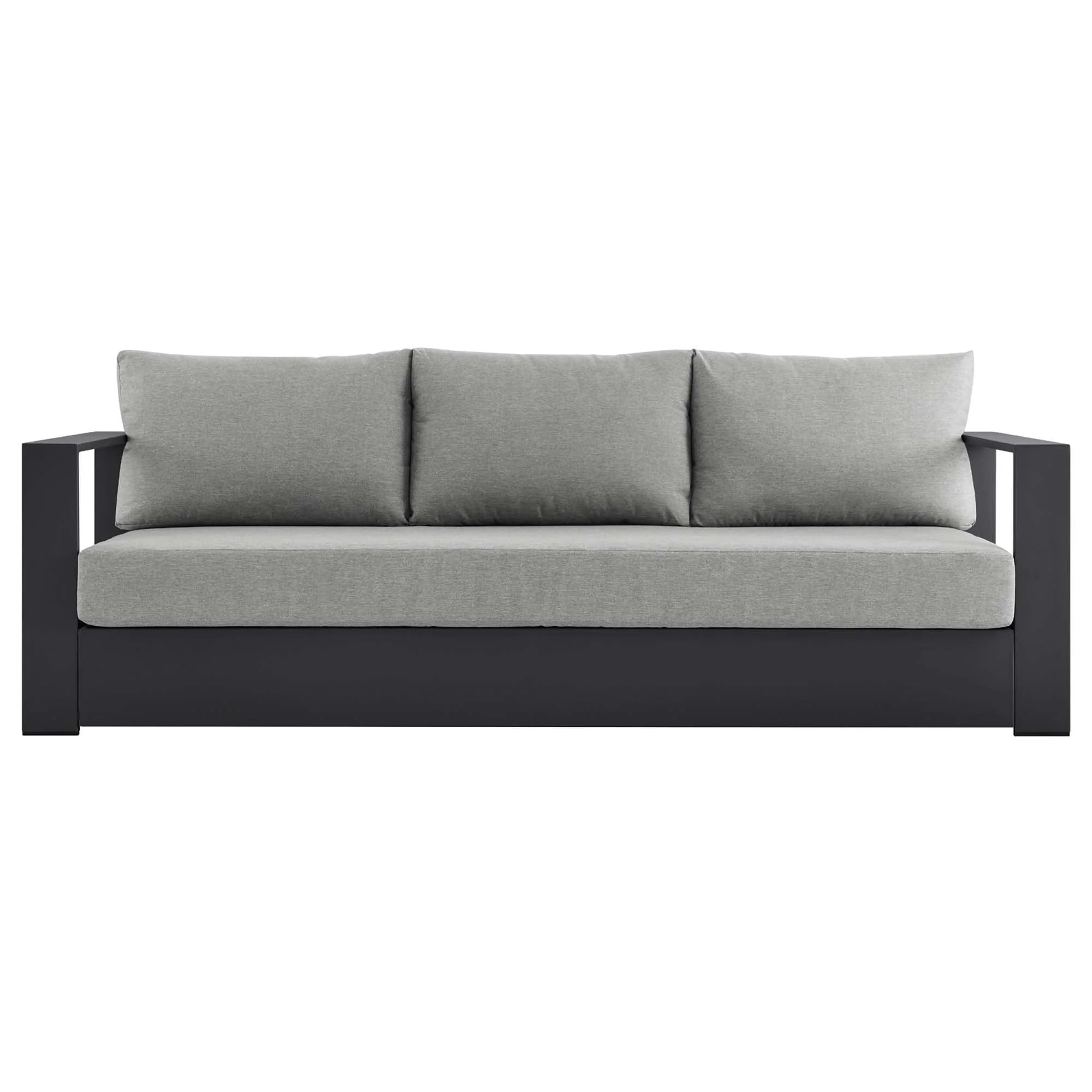 Tahoe Outdoor Patio Powder-Coated Aluminum Sofa - Image 12