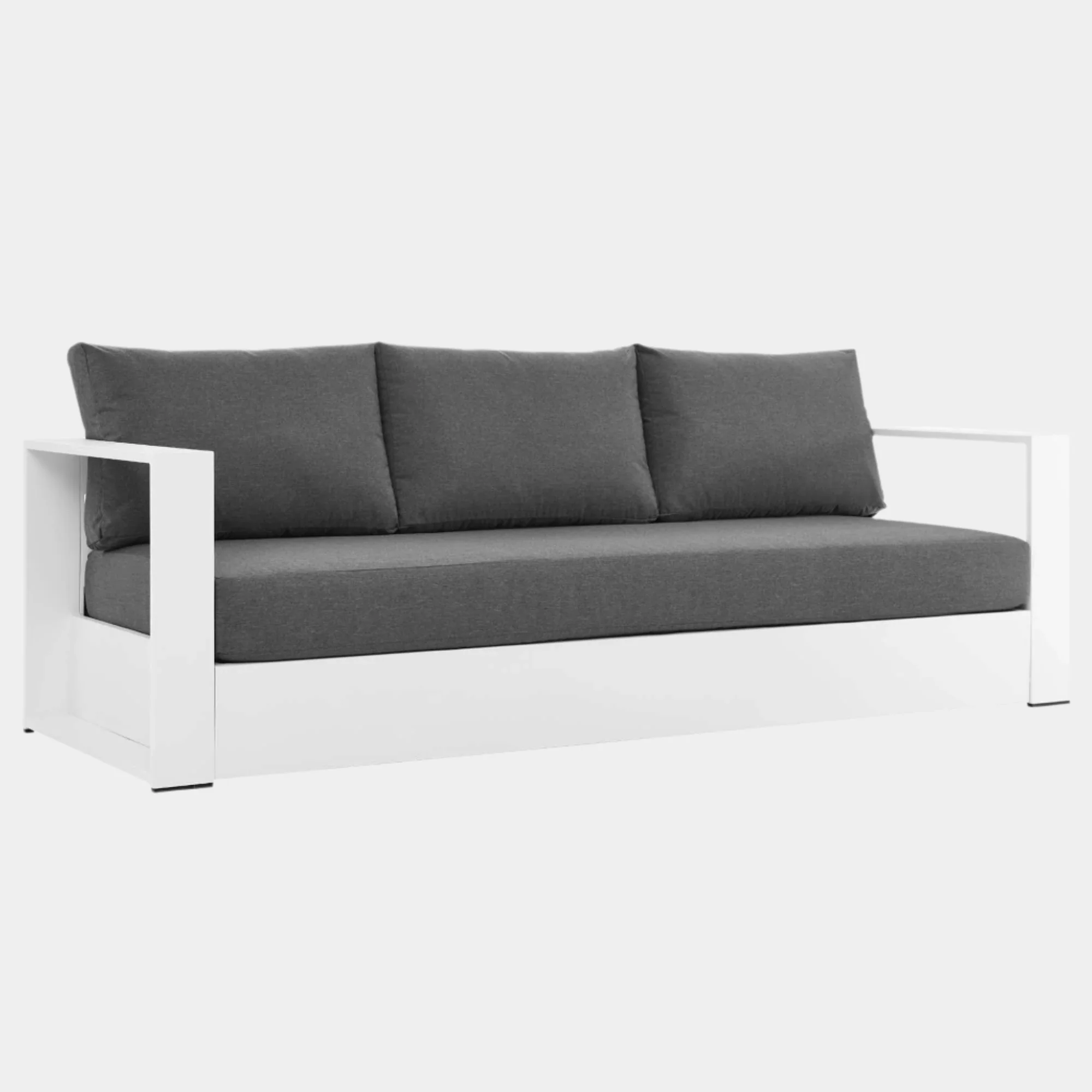 Tahoe Outdoor Patio Powder-Coated Aluminum Sofa - Image 25