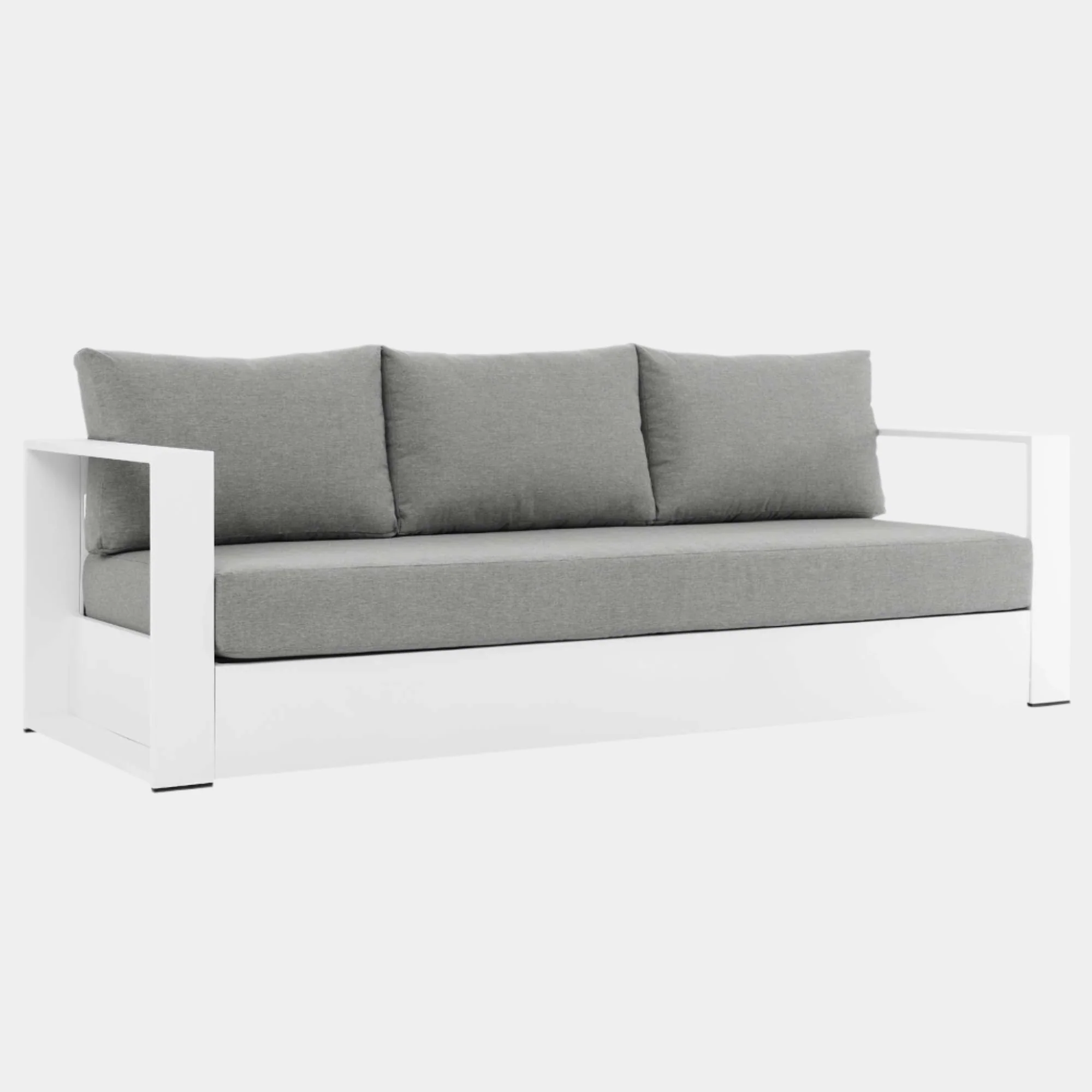 Tahoe Outdoor Patio Powder-Coated Aluminum Sofa - Image 33