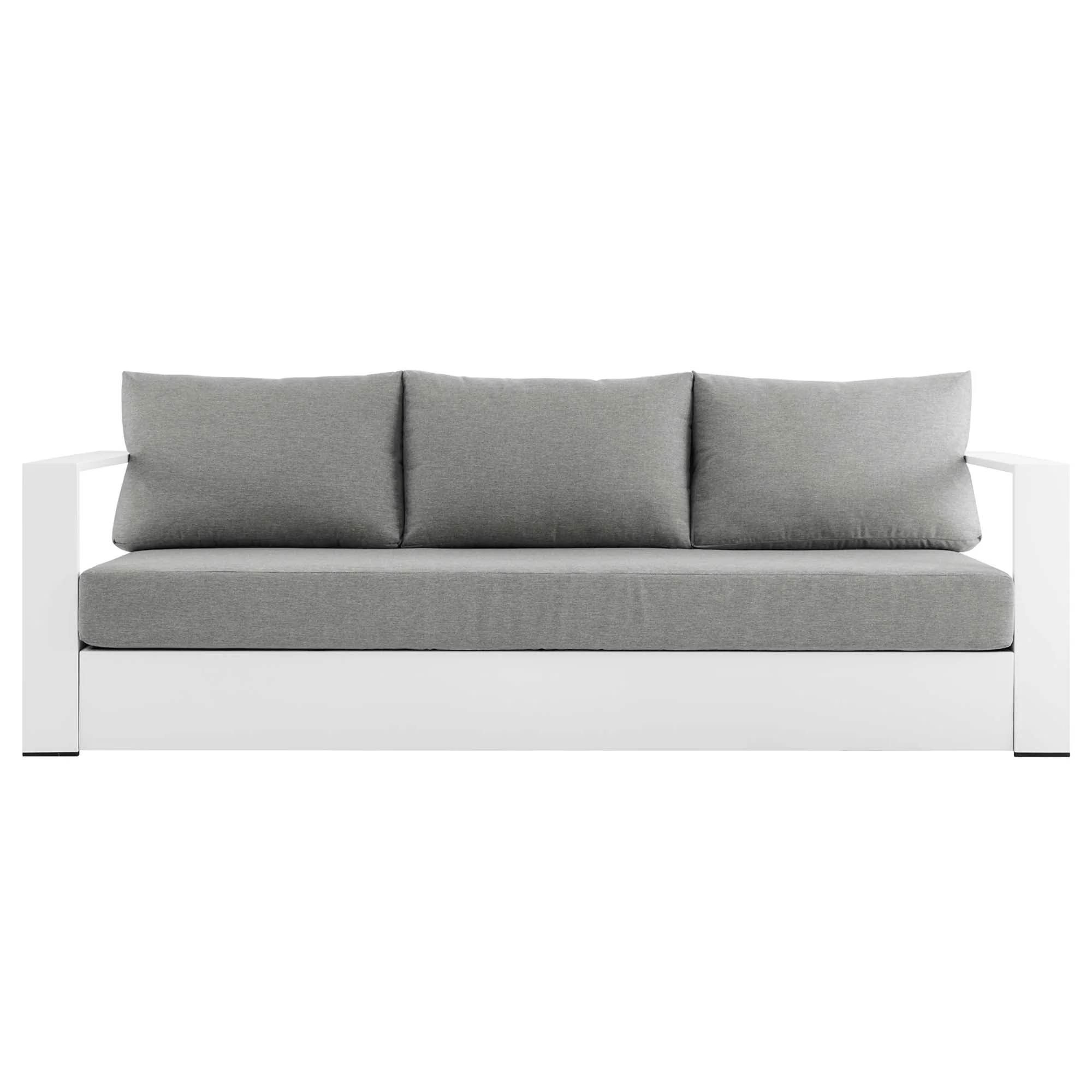 Tahoe Outdoor Patio Powder-Coated Aluminum Sofa - Image 36