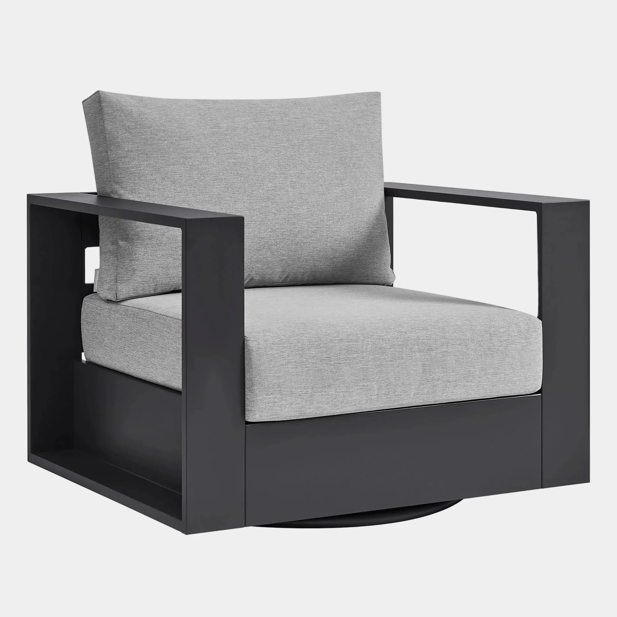 Tahoe Outdoor Powder-Coated Aluminum Swivel Armchair