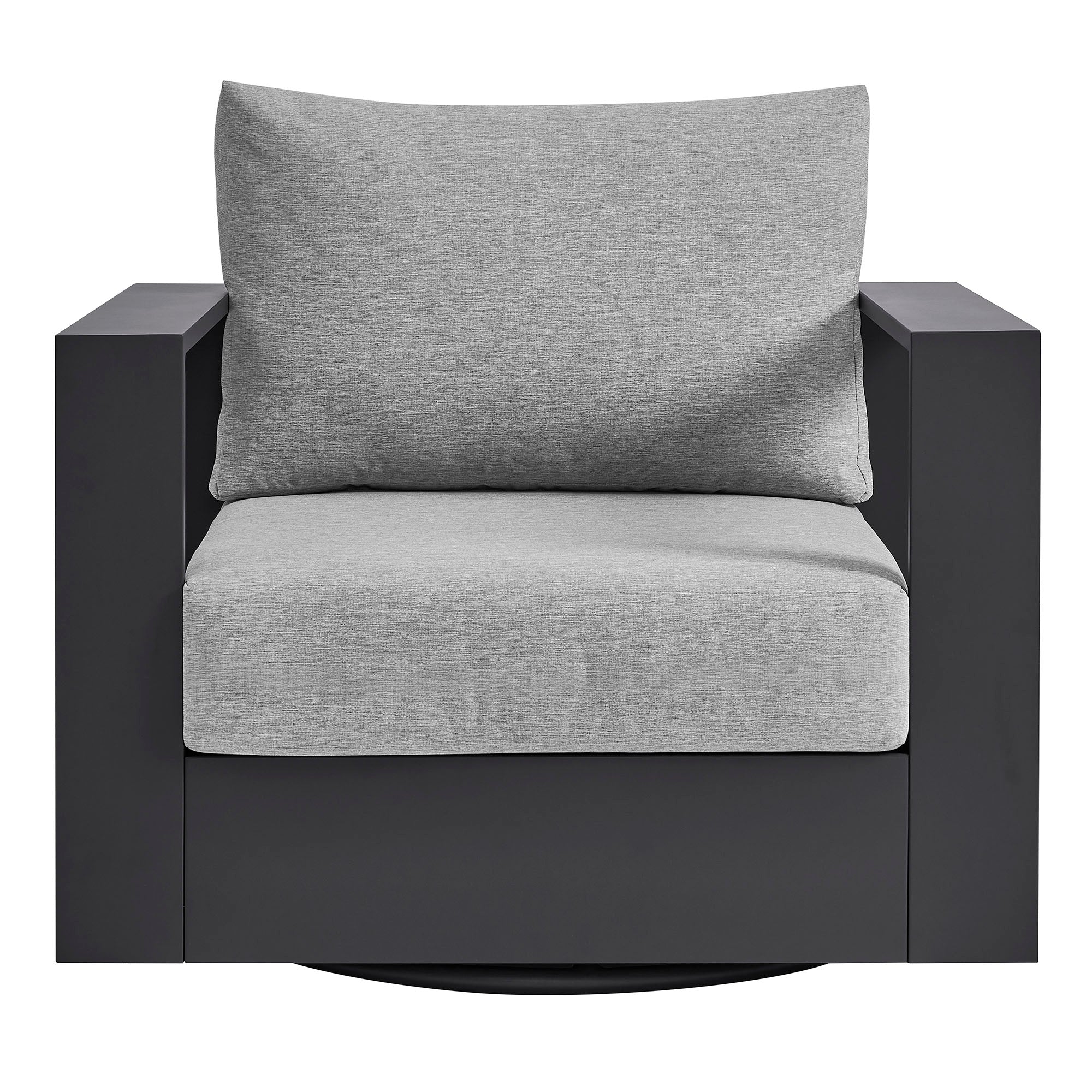 Tahoe Outdoor Powder-Coated Aluminum Swivel Armchair - Image 4