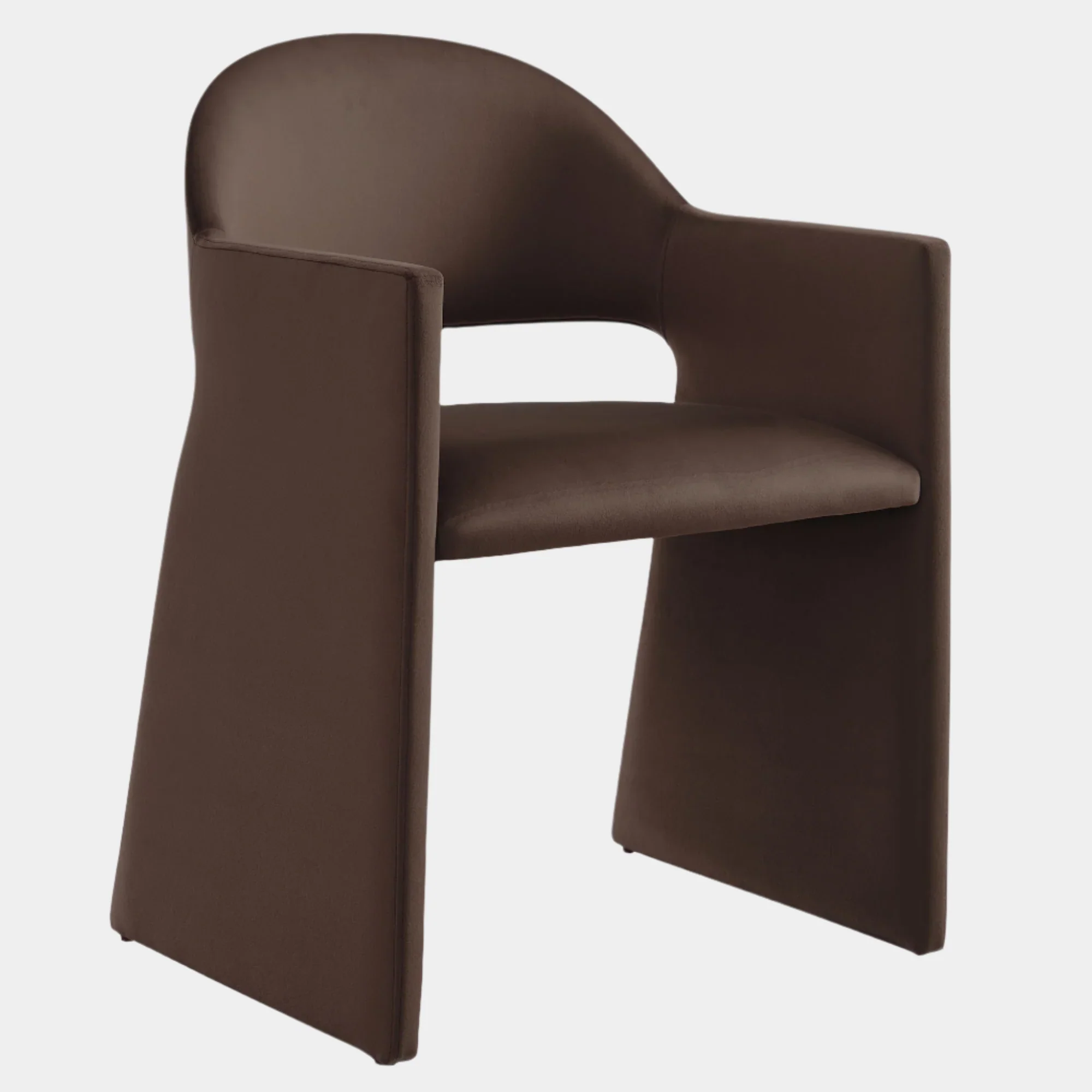 Talia Performance Velvet Dining Armchair - Image 10