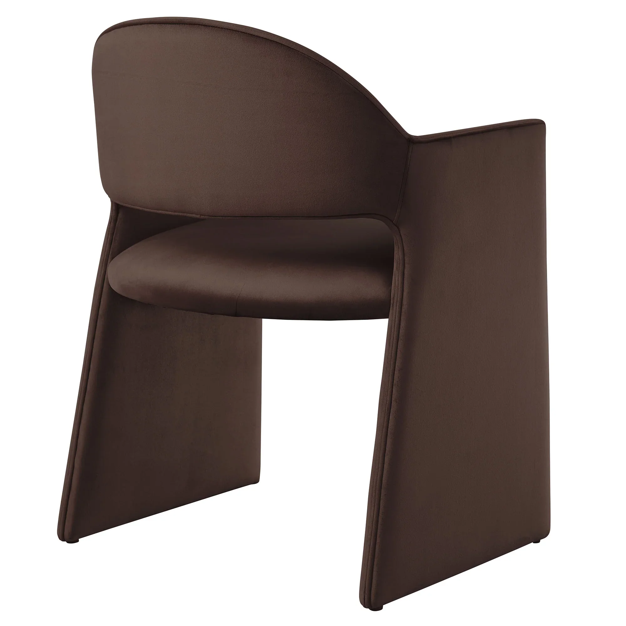 Talia Performance Velvet Dining Armchair - Image 15