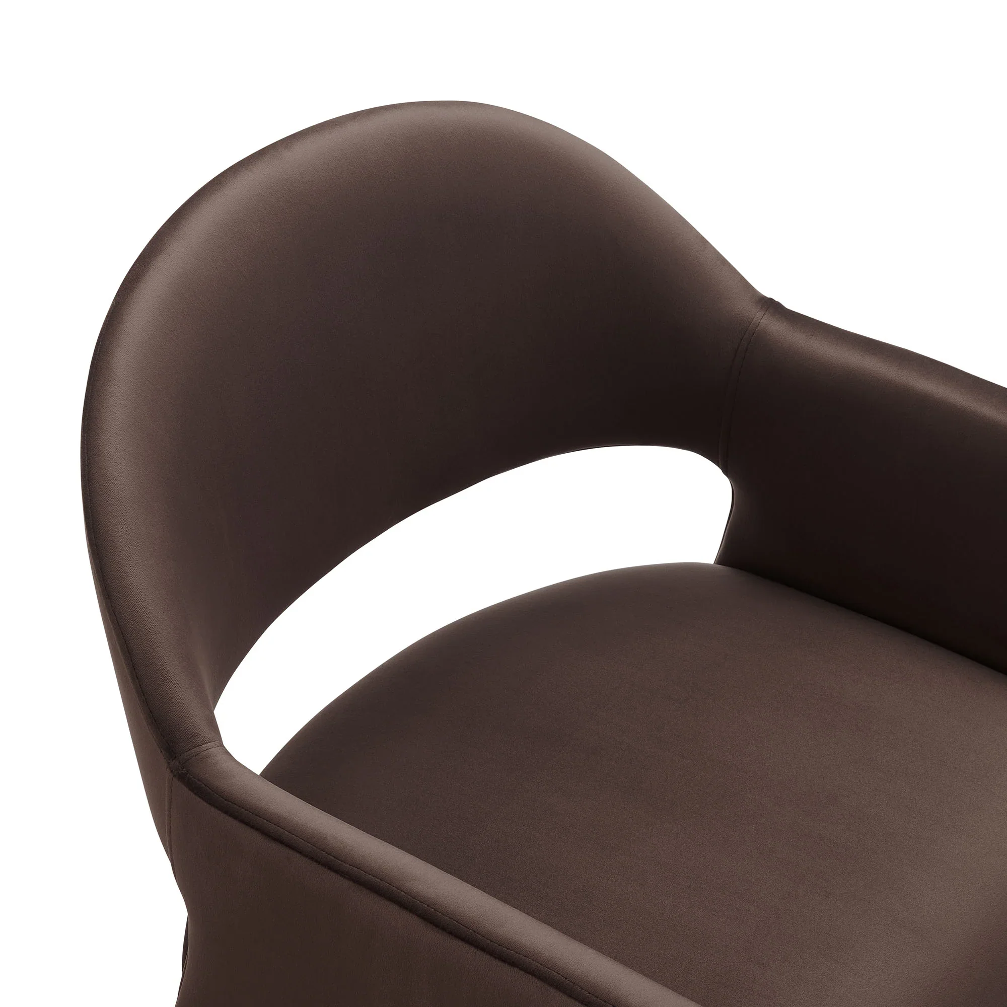 Talia Performance Velvet Dining Armchair - Image 16