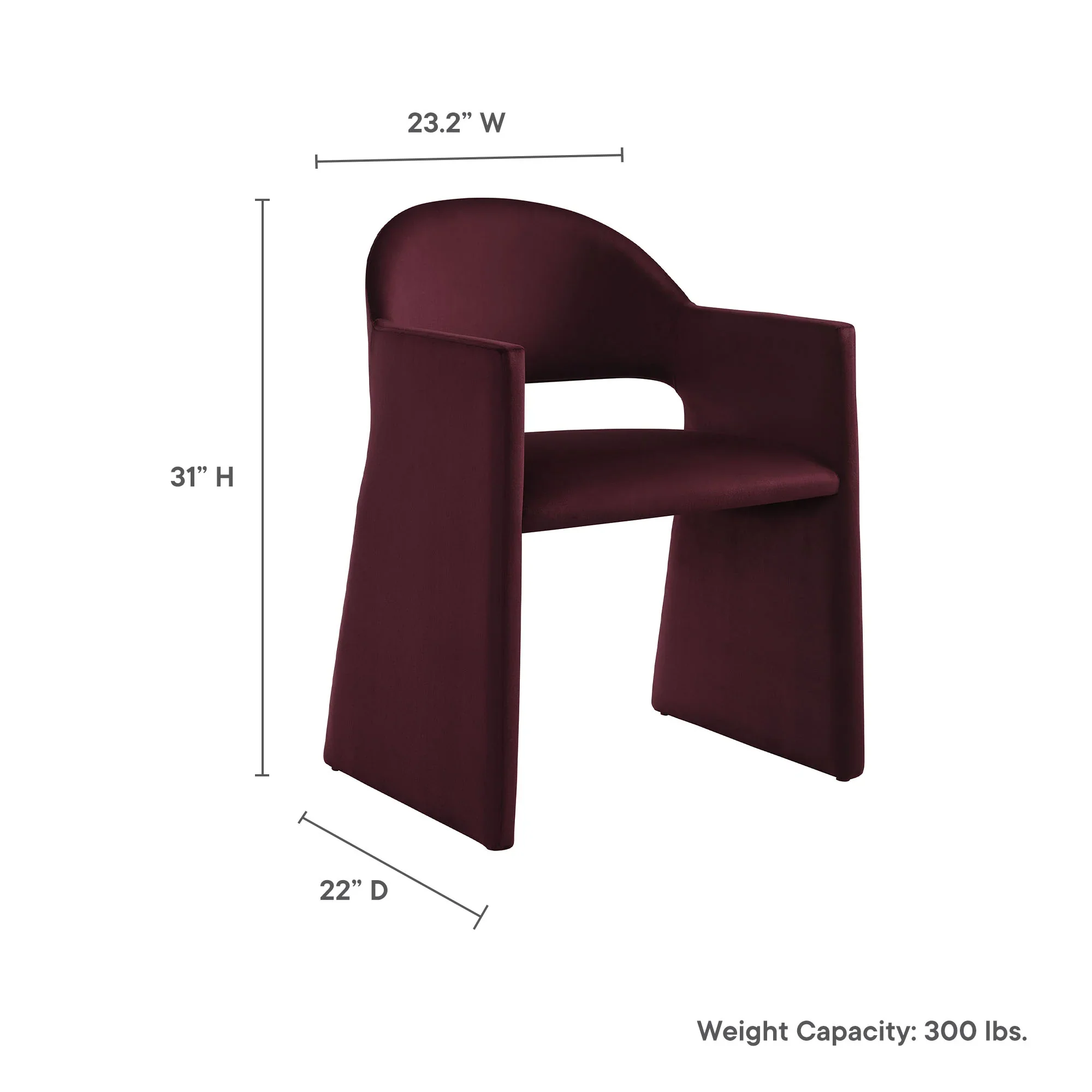 Talia Performance Velvet Dining Armchair - Image 27