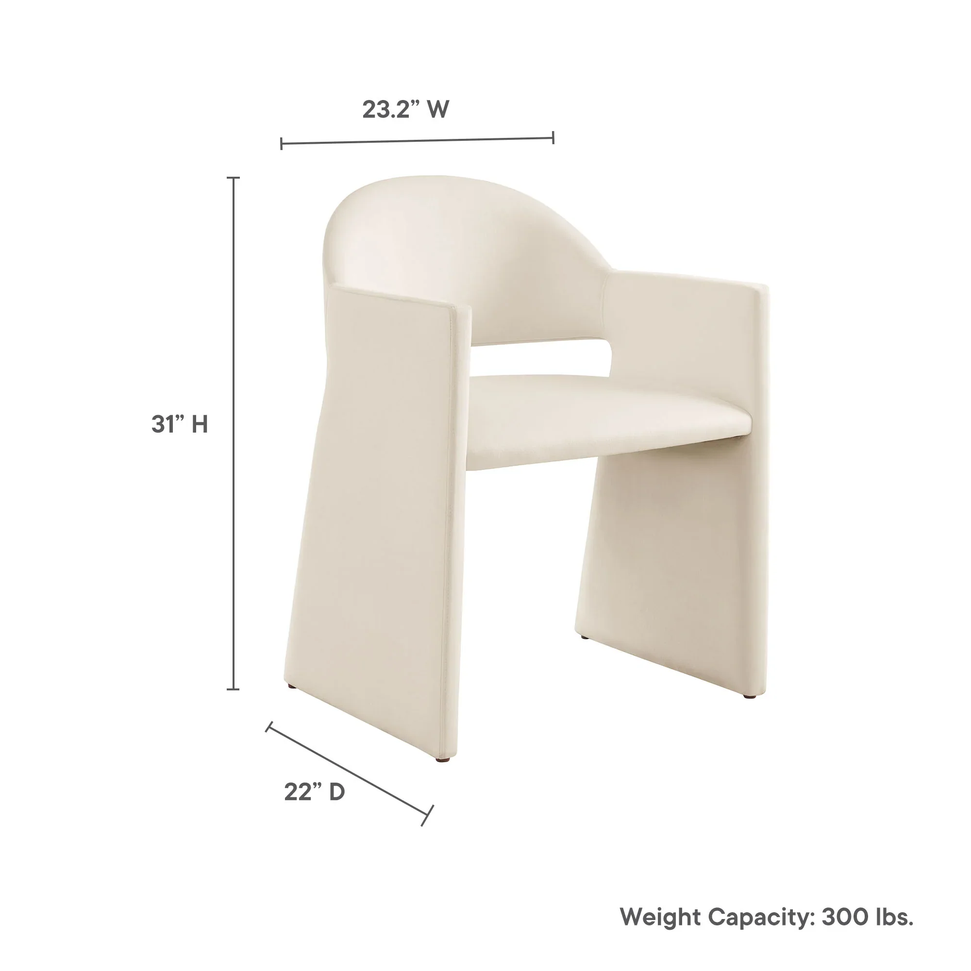 Talia Performance Velvet Dining Armchair - Image 36