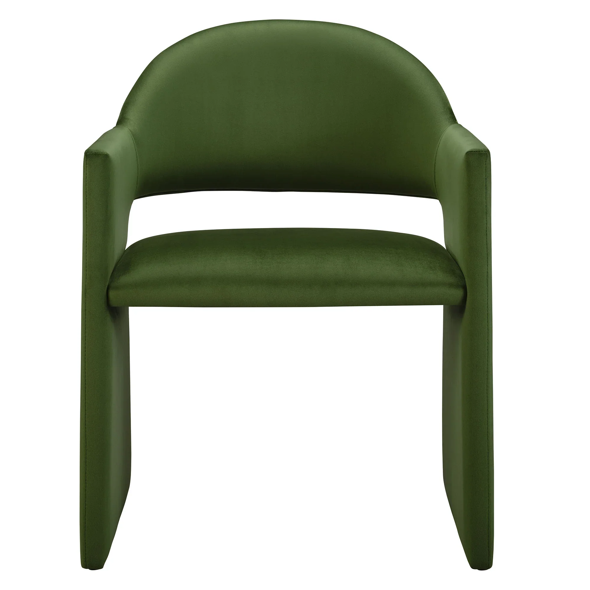 Talia Performance Velvet Dining Armchair - Image 4