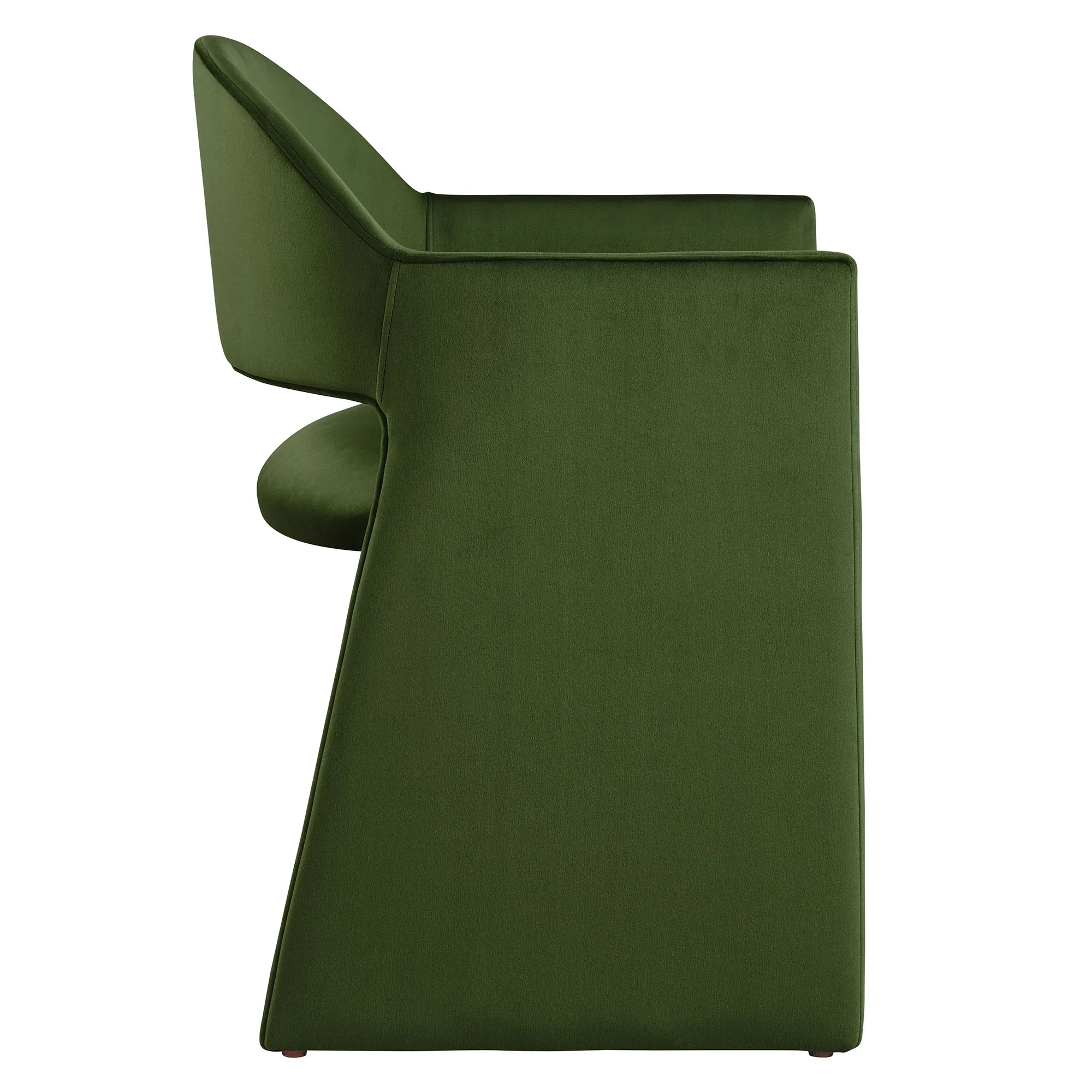Talia Performance Velvet Dining Armchair - Image 5