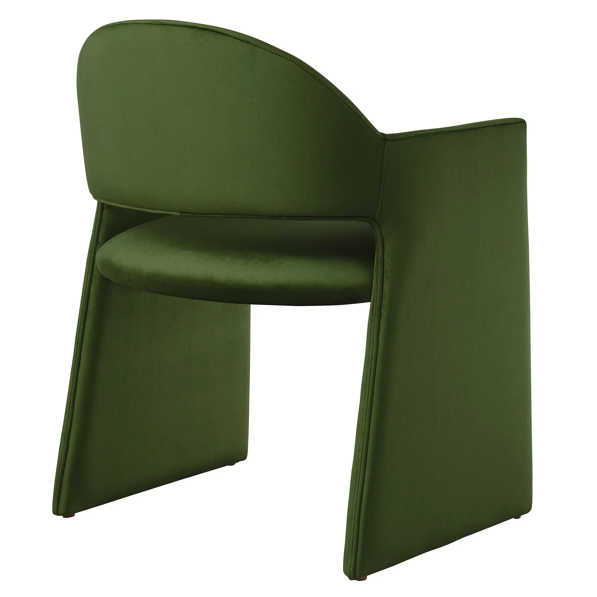 Talia Performance Velvet Dining Armchair - Image 6