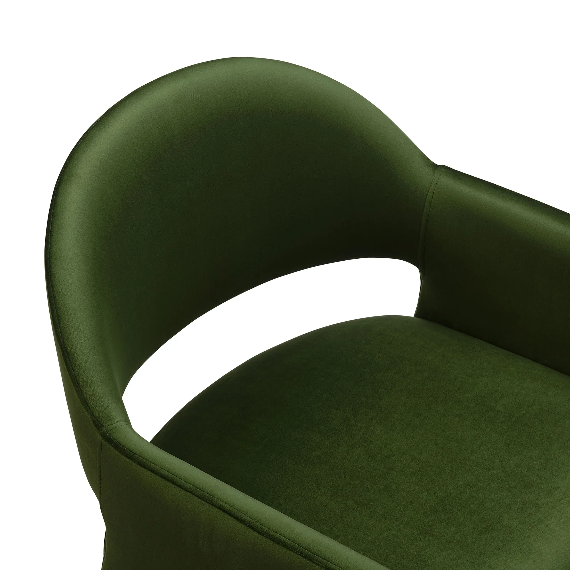 Talia Performance Velvet Dining Armchair - Image 7