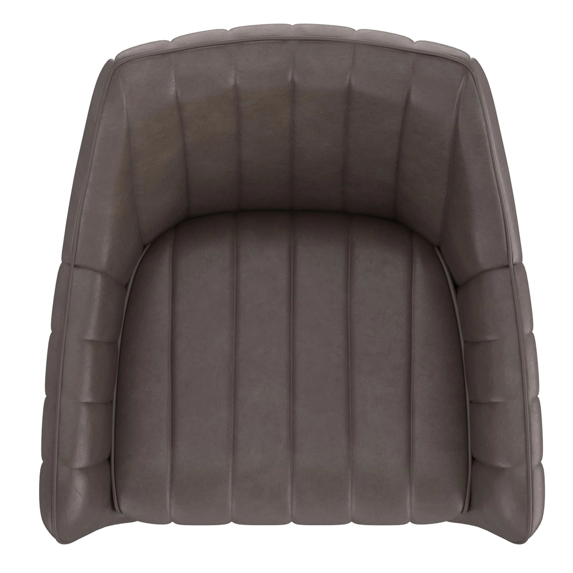 Talon Swivel Dining and Accent Chair, set of 2, in Charcoal and Black - Image 6