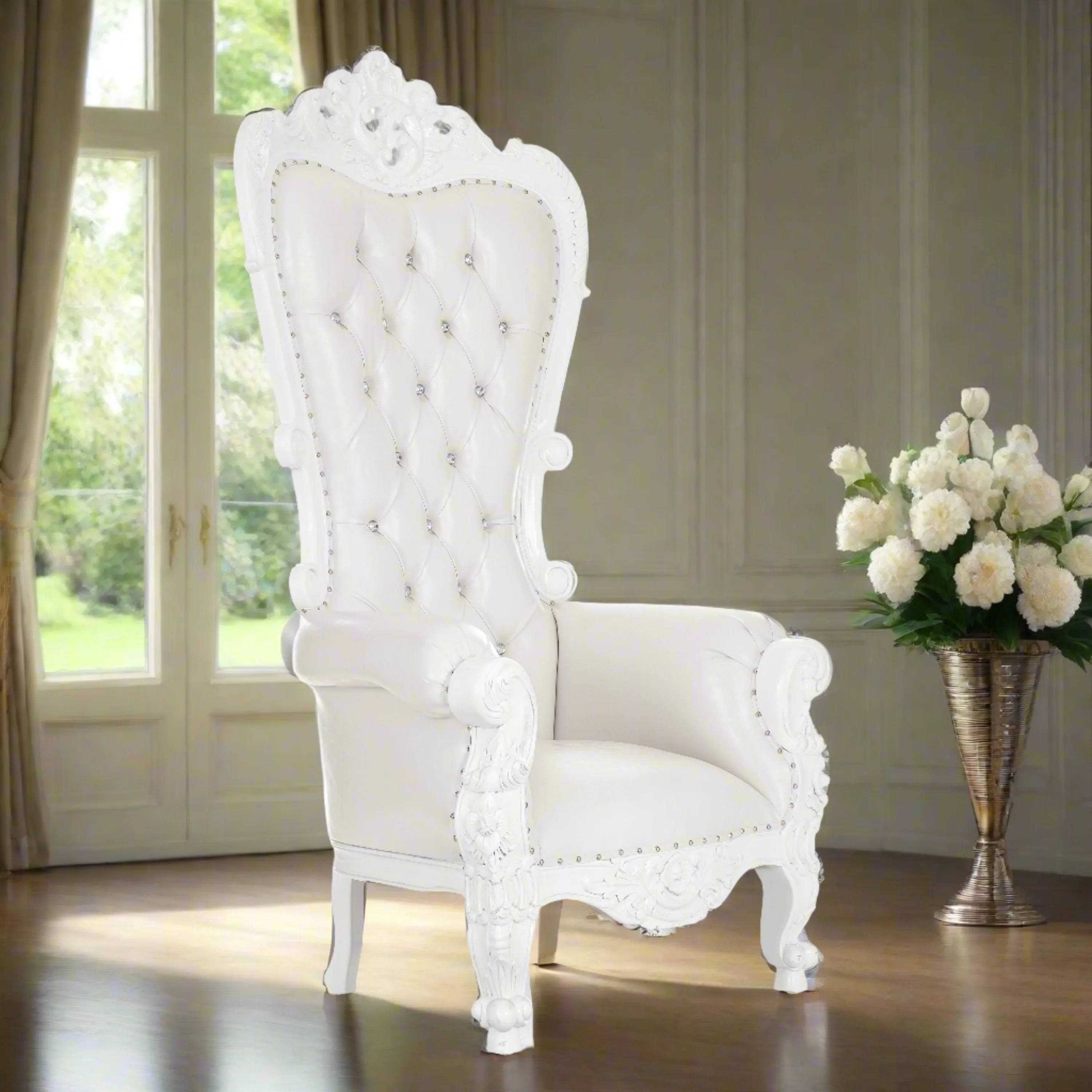 Tamira Queen Throne Chair - Image 2