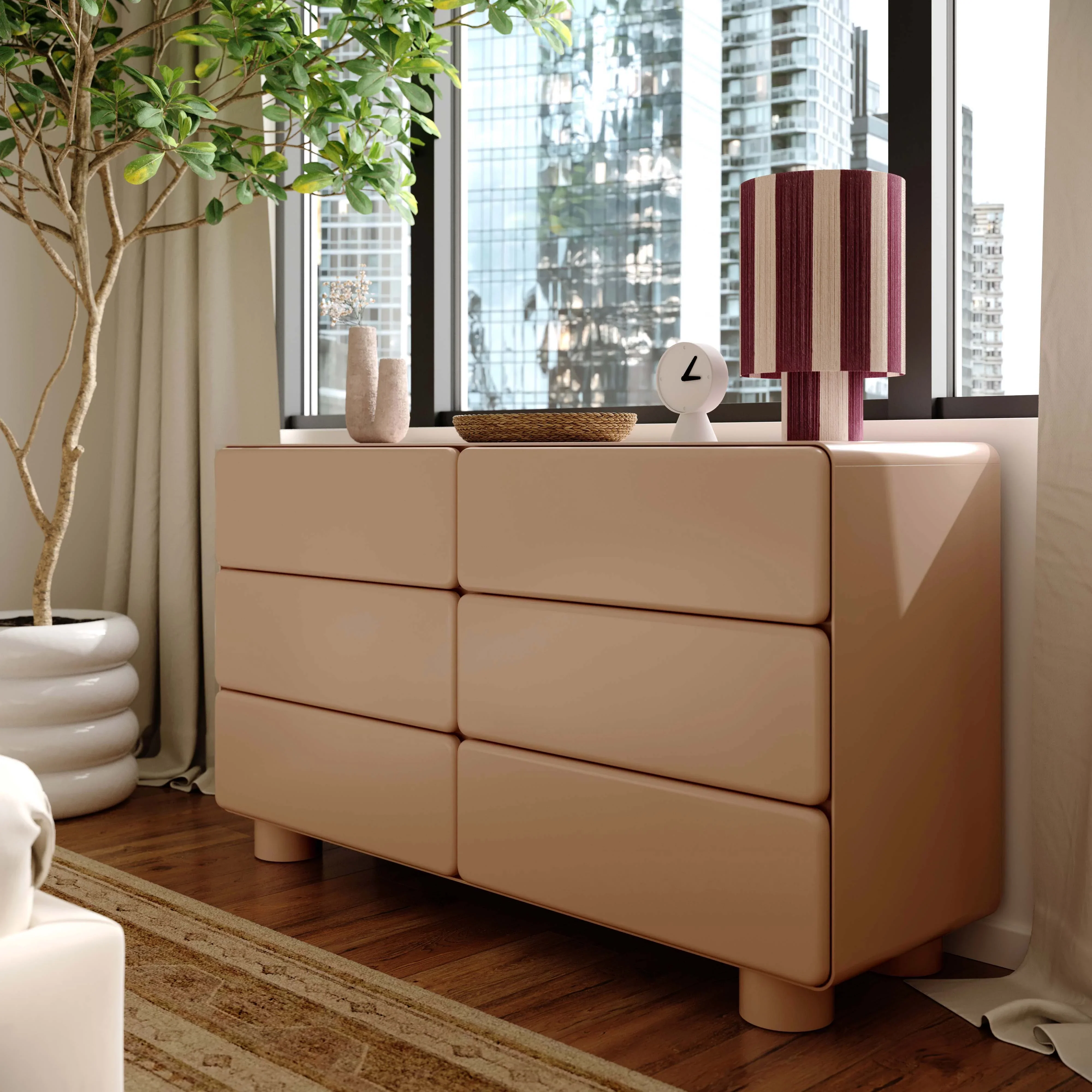 Tammy 56" 6-Drawer Dresser - Image 2