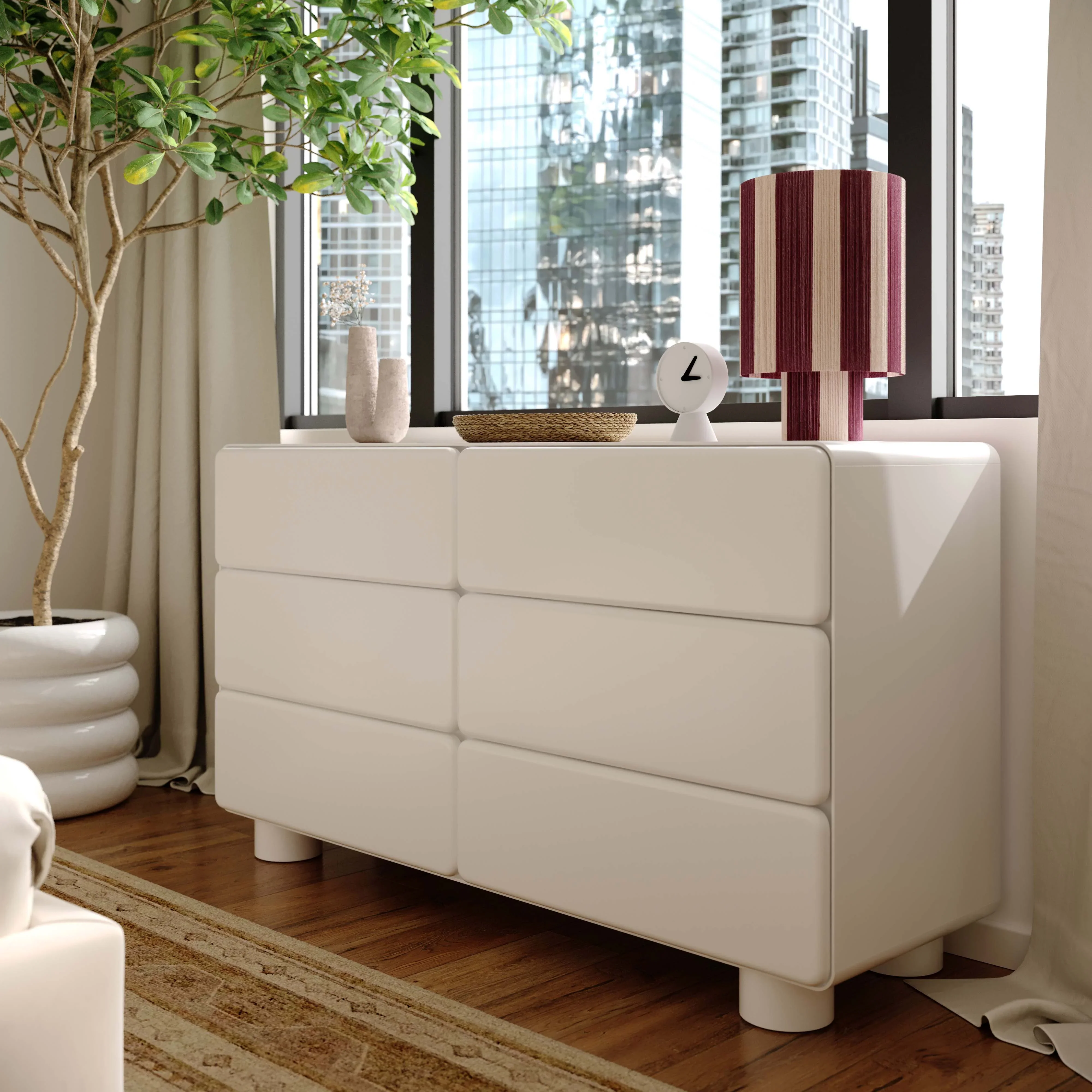 Tammy 56" 6-Drawer Dresser - Image 8