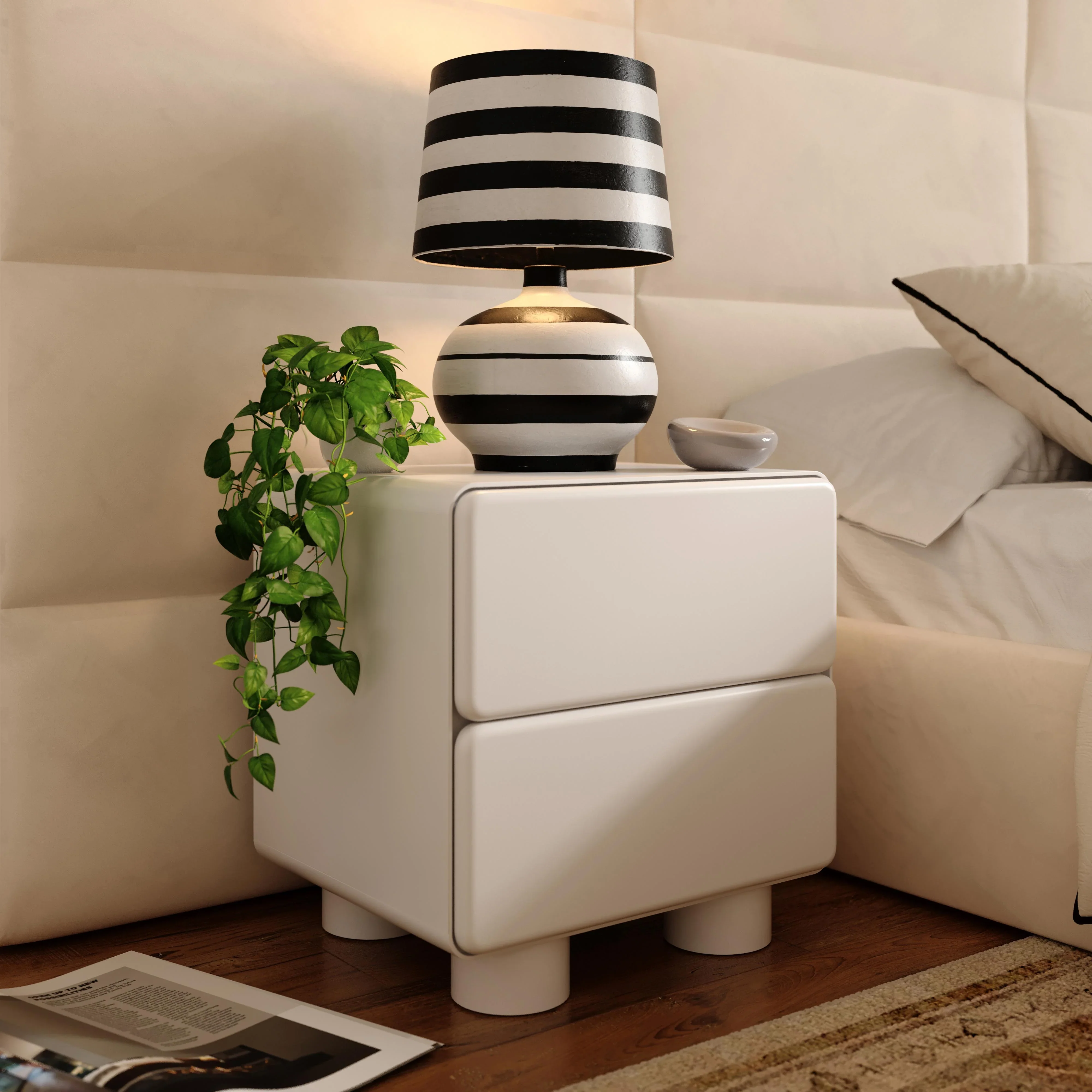 Tammy 22" 2-Drawer Nightstand - Image 9