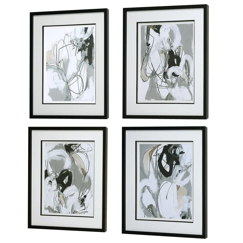 Tangled Threads Framed Prints, S/4 - Image 3