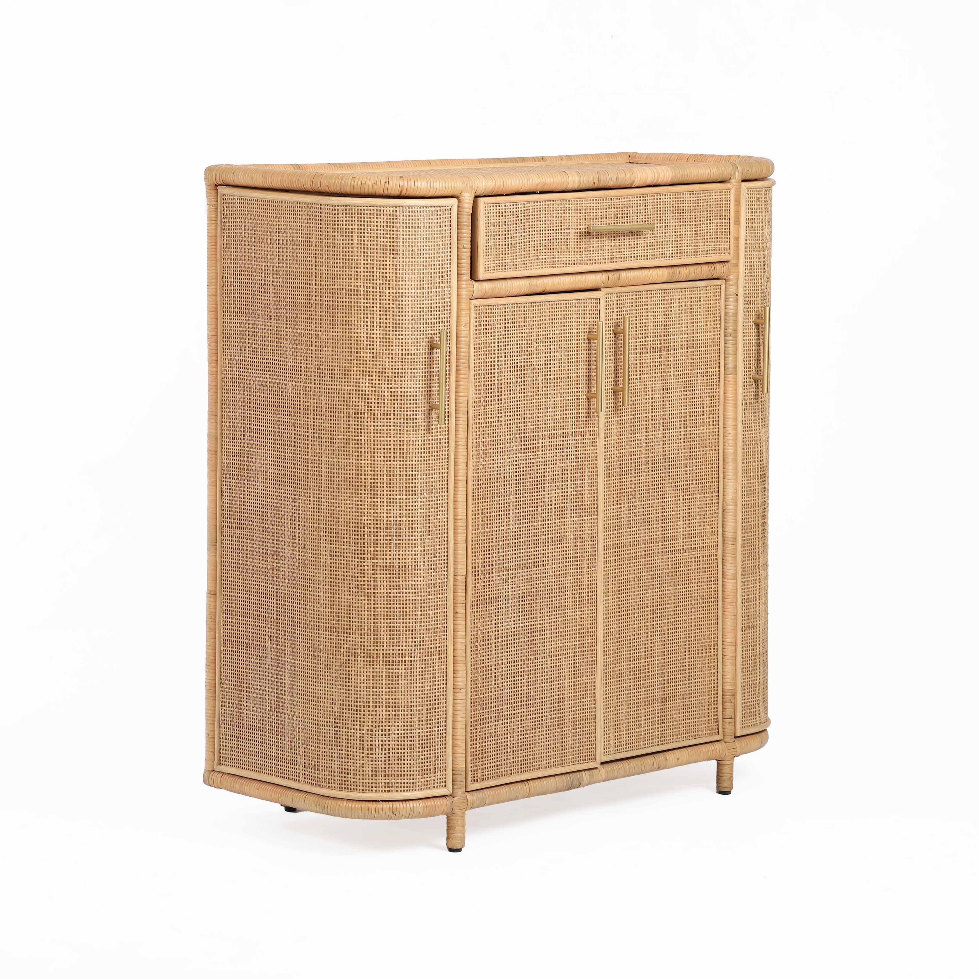 Tarot Natural Rattan Bar Cabinet - Image 4