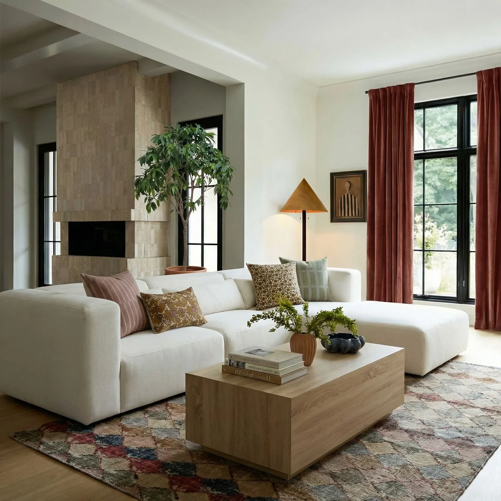 Tarra 3-Piece Cream Performance Chenille Modular Sectional - Image 2