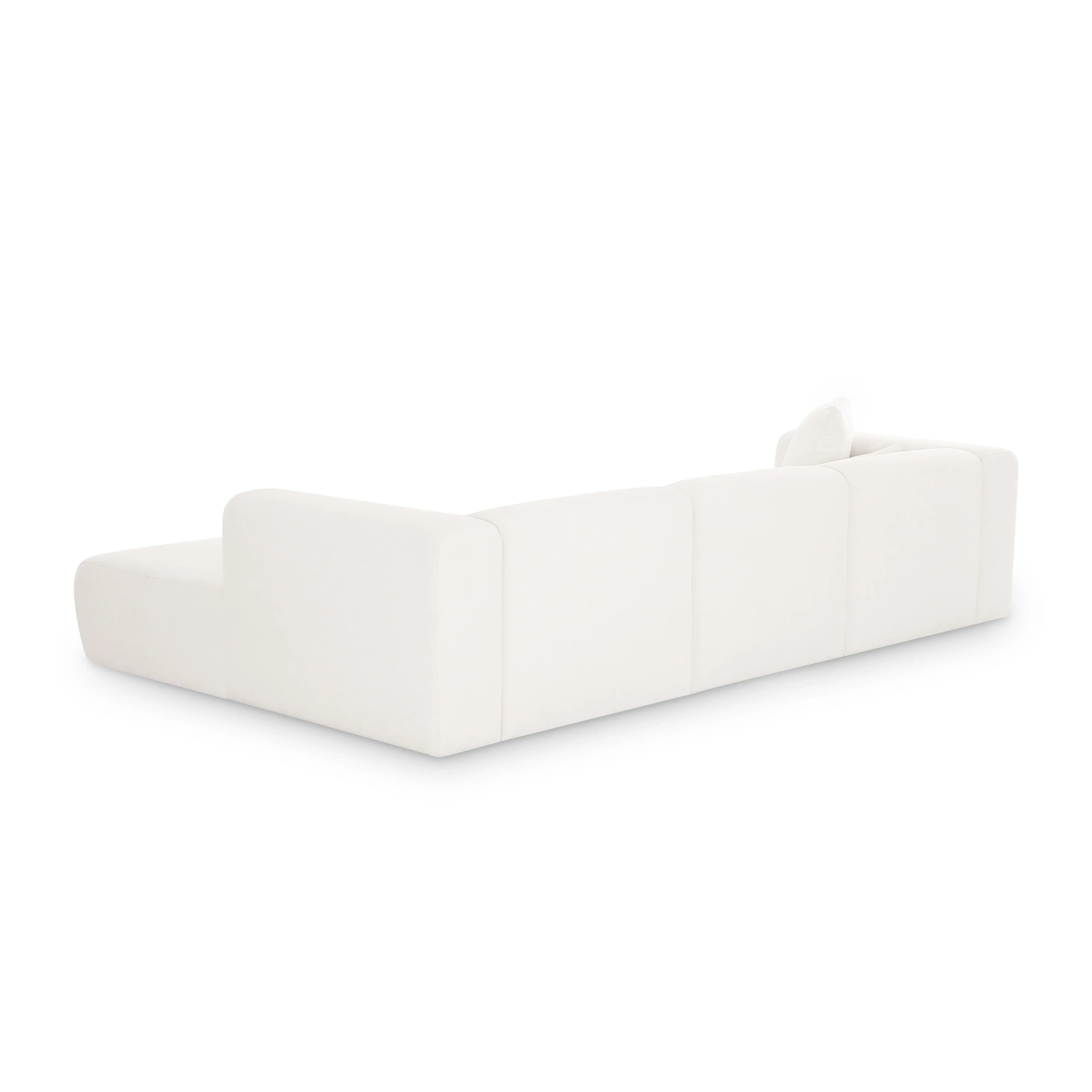 Tarra 3-Piece Cream Performance Chenille Modular Sectional - Image 4