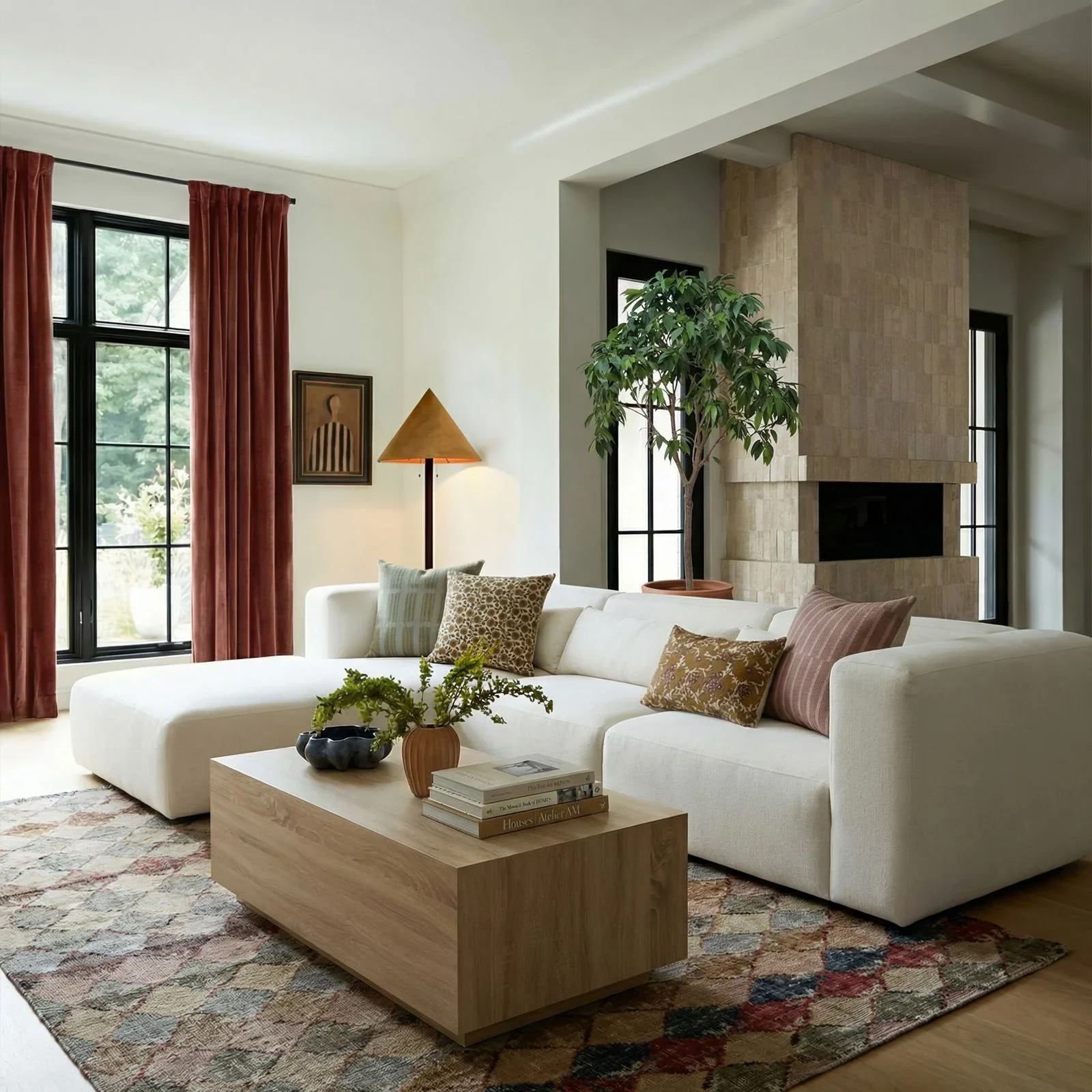 Tarra 3-Piece Cream Performance Chenille Modular Sectional - Image 8