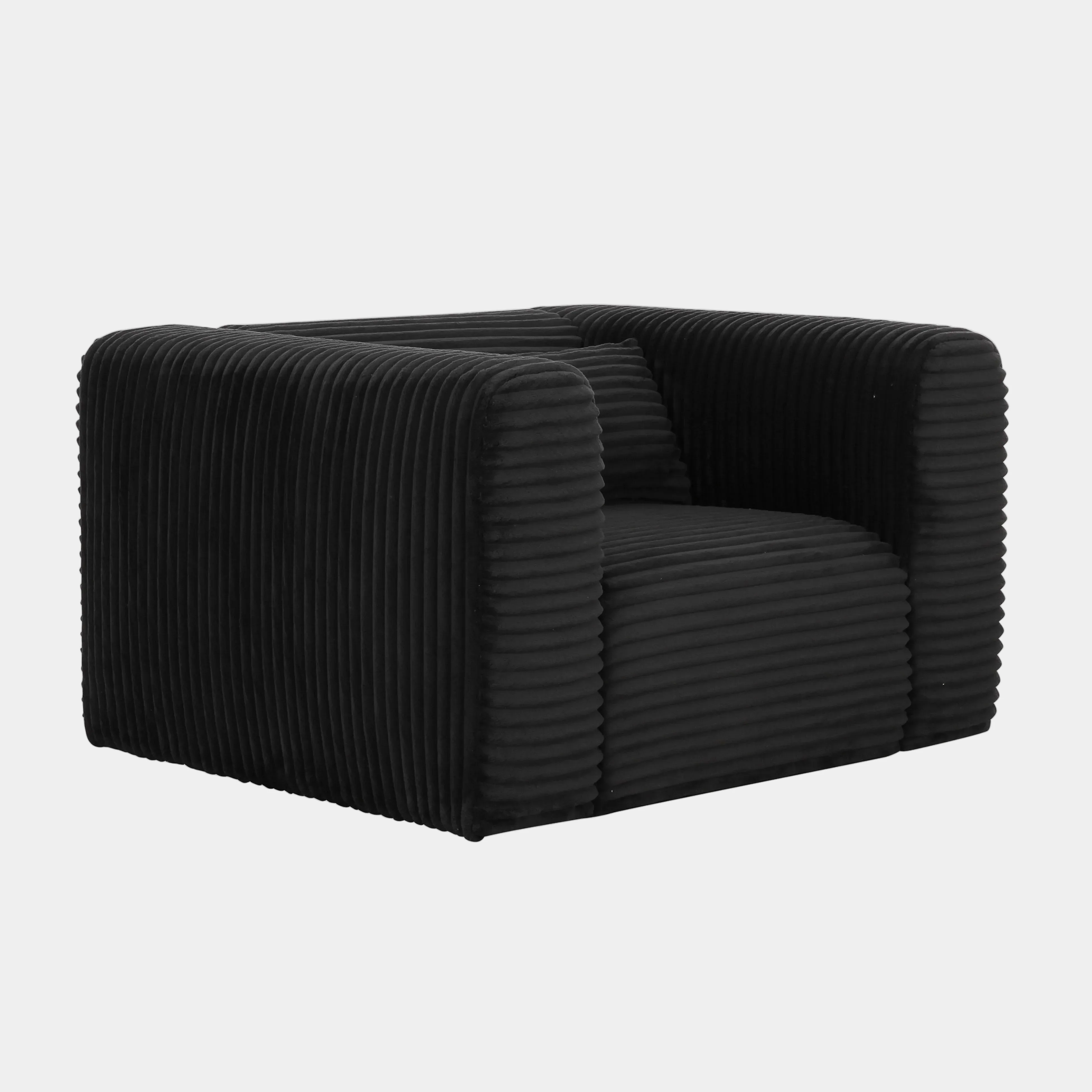 Tarra Fluffy Oversized Performance Corduroy Armchair - Image 6