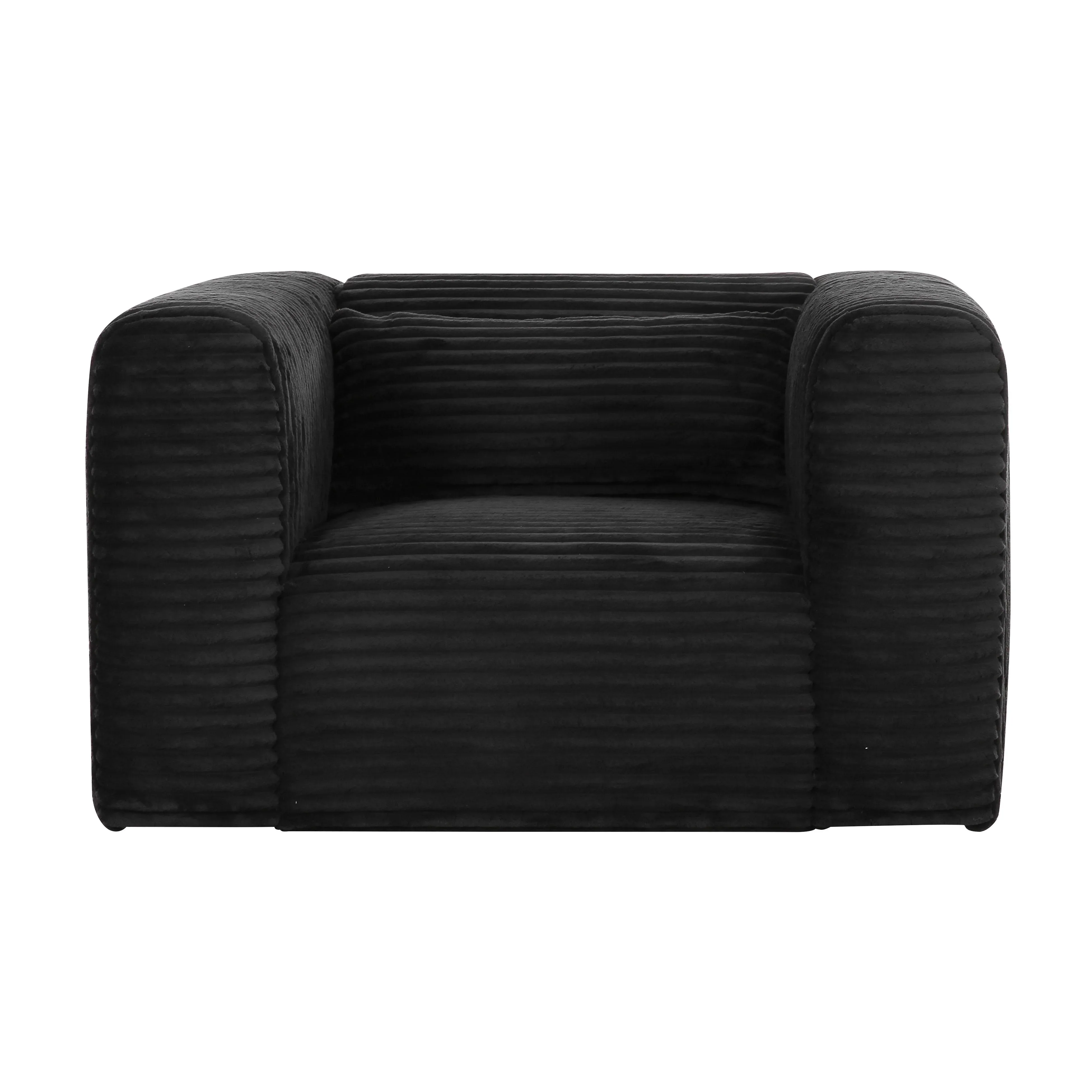 Tarra Fluffy Oversized Performance Corduroy Armchair - Image 8