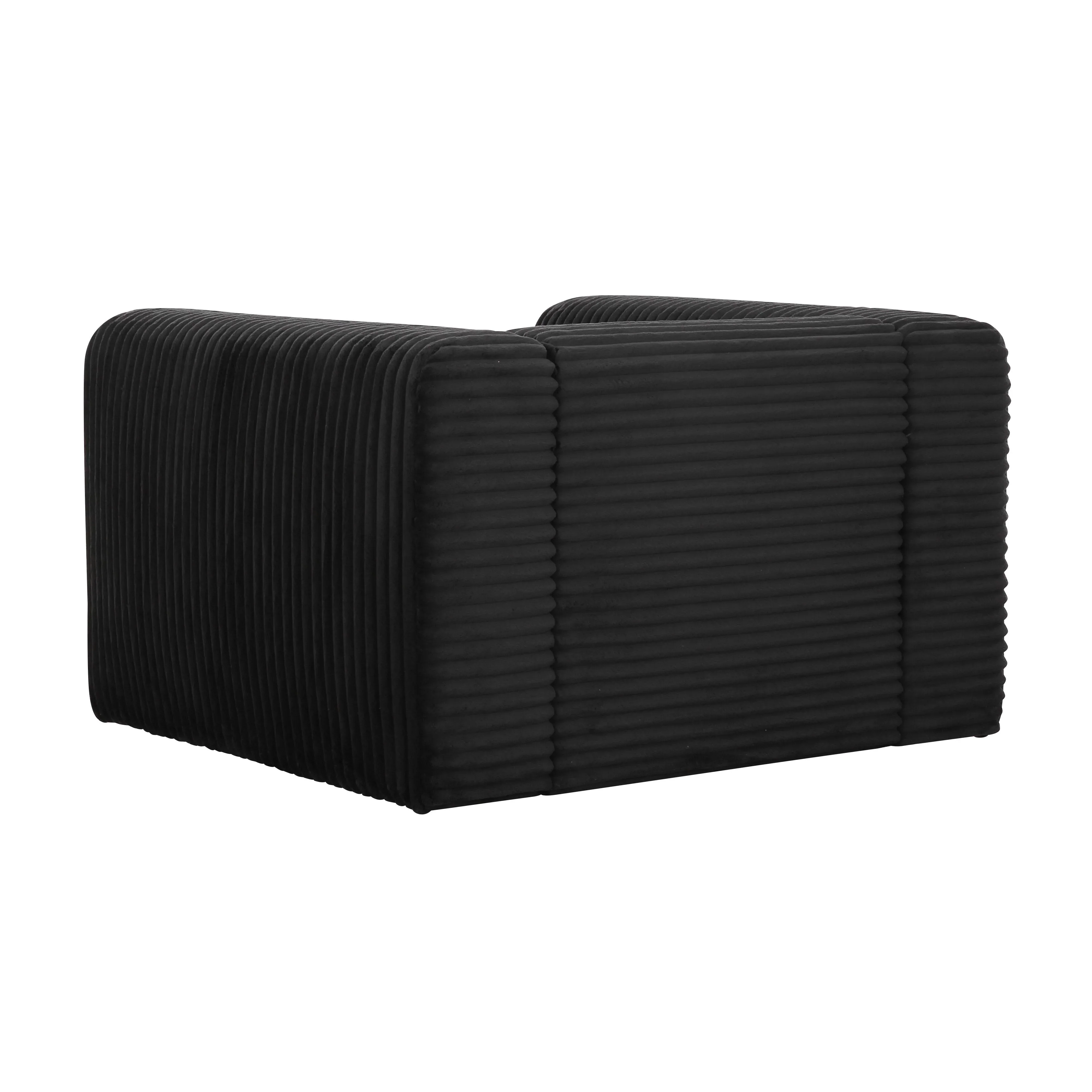 Tarra Fluffy Oversized Performance Corduroy Armchair - Image 9