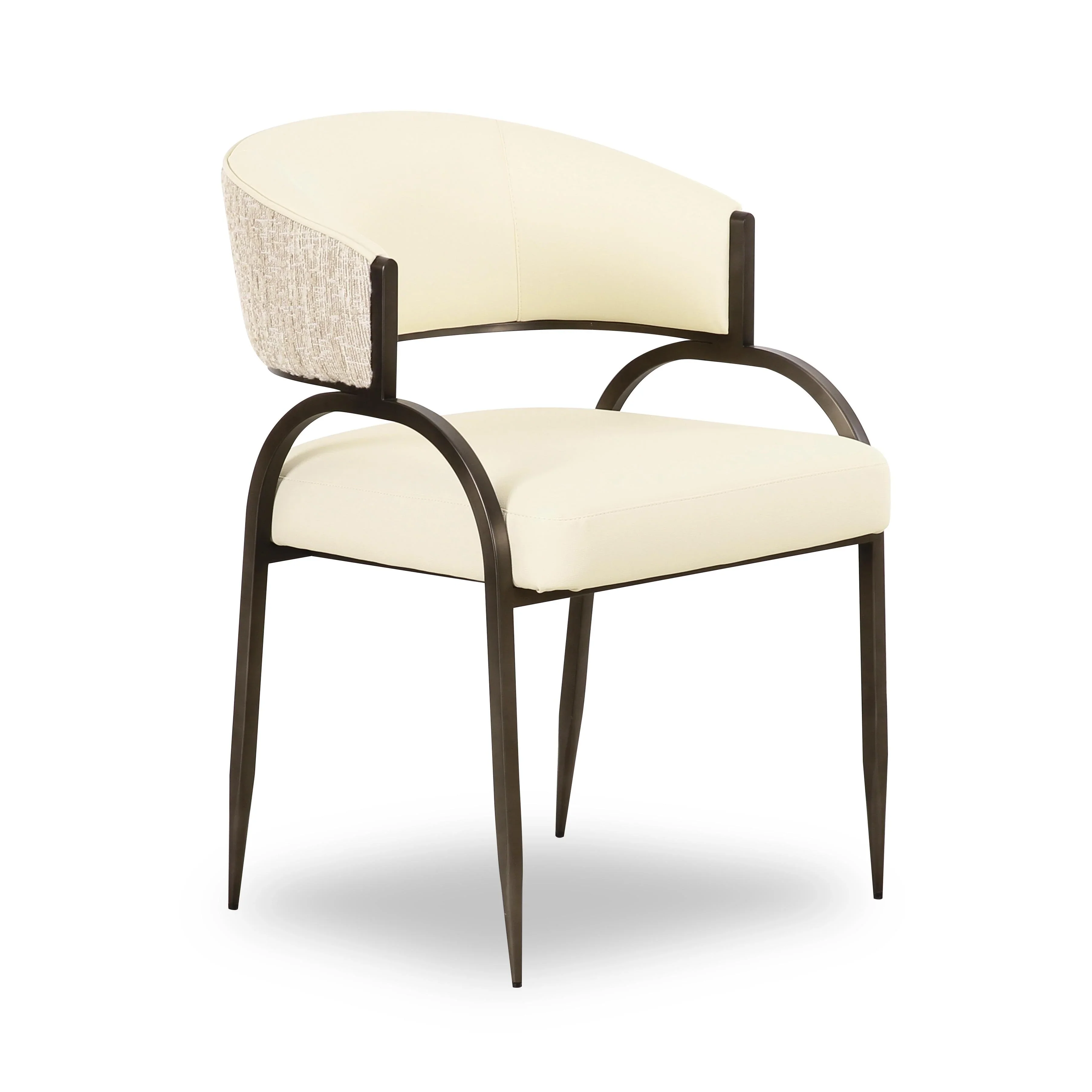 Tatum 2-Tone Performance Vegan Leather Dining Chair - Image 3