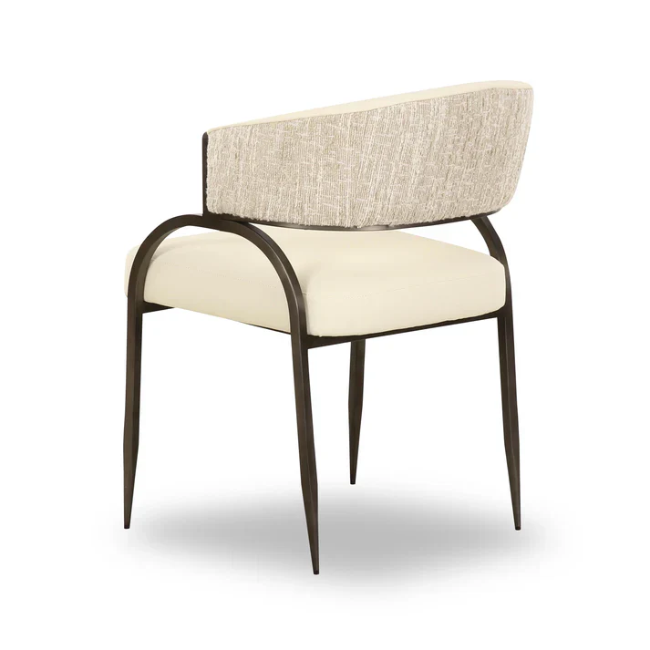 Tatum 2-Tone Performance Vegan Leather Dining Chair - Image 4
