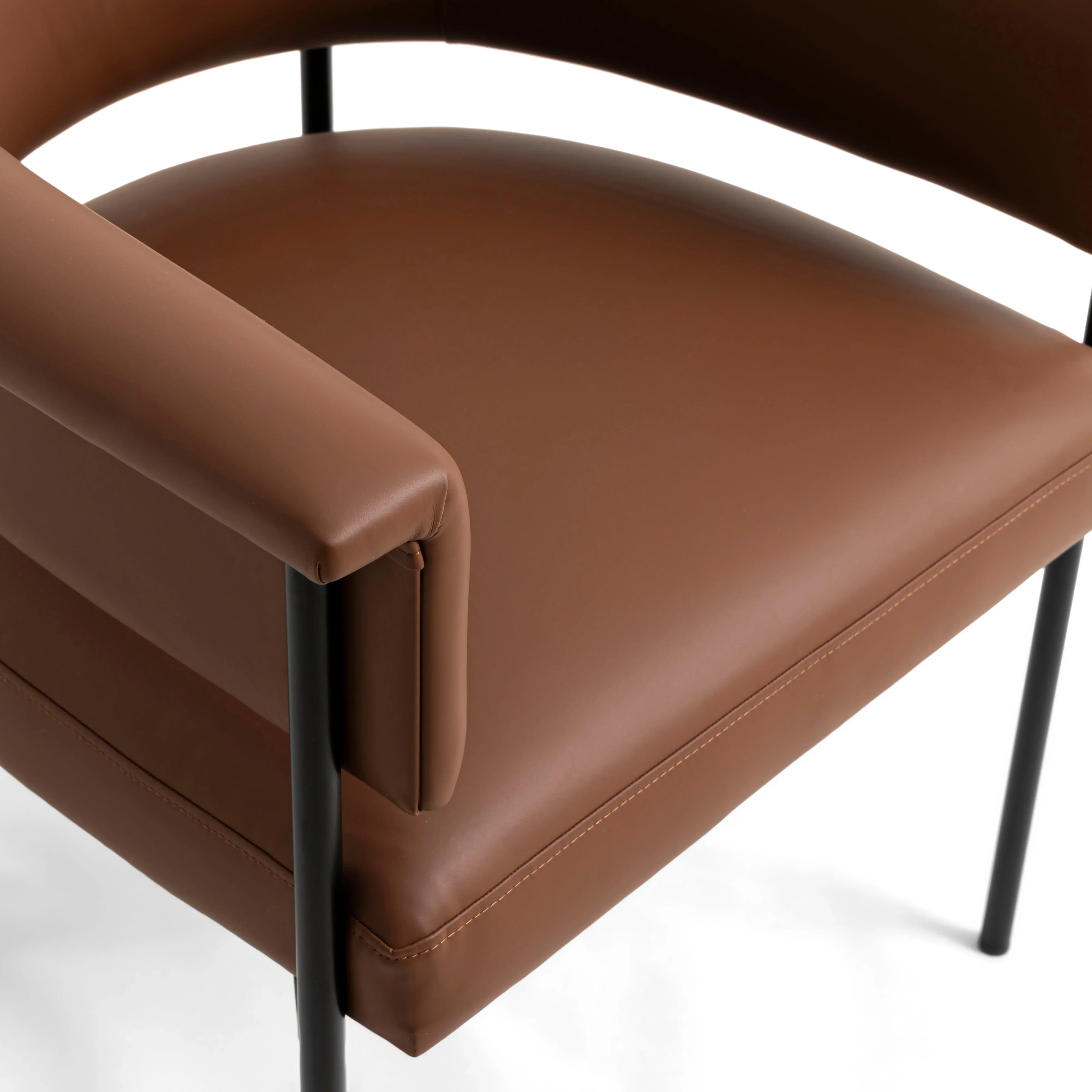 Taylor Performance Vegan Leather Dining Chair - Image 15