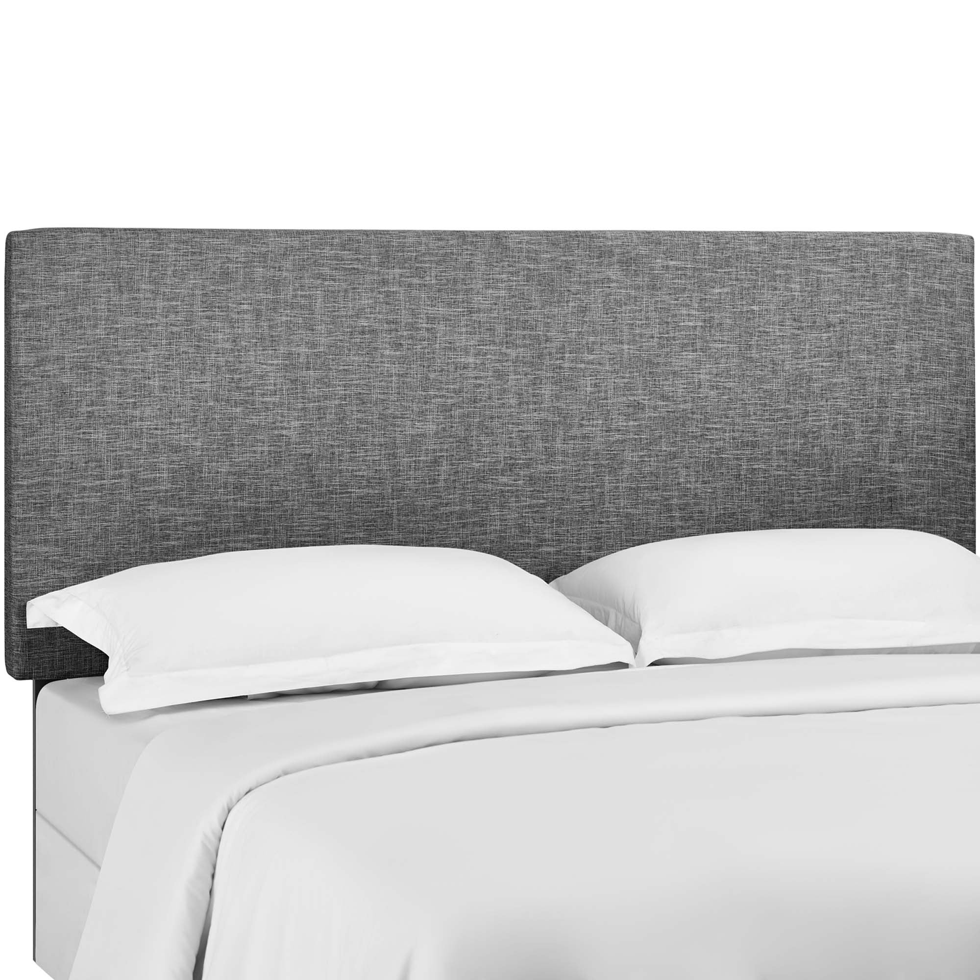Taylor Upholstered Linen Fabric Headboard - Image 11
