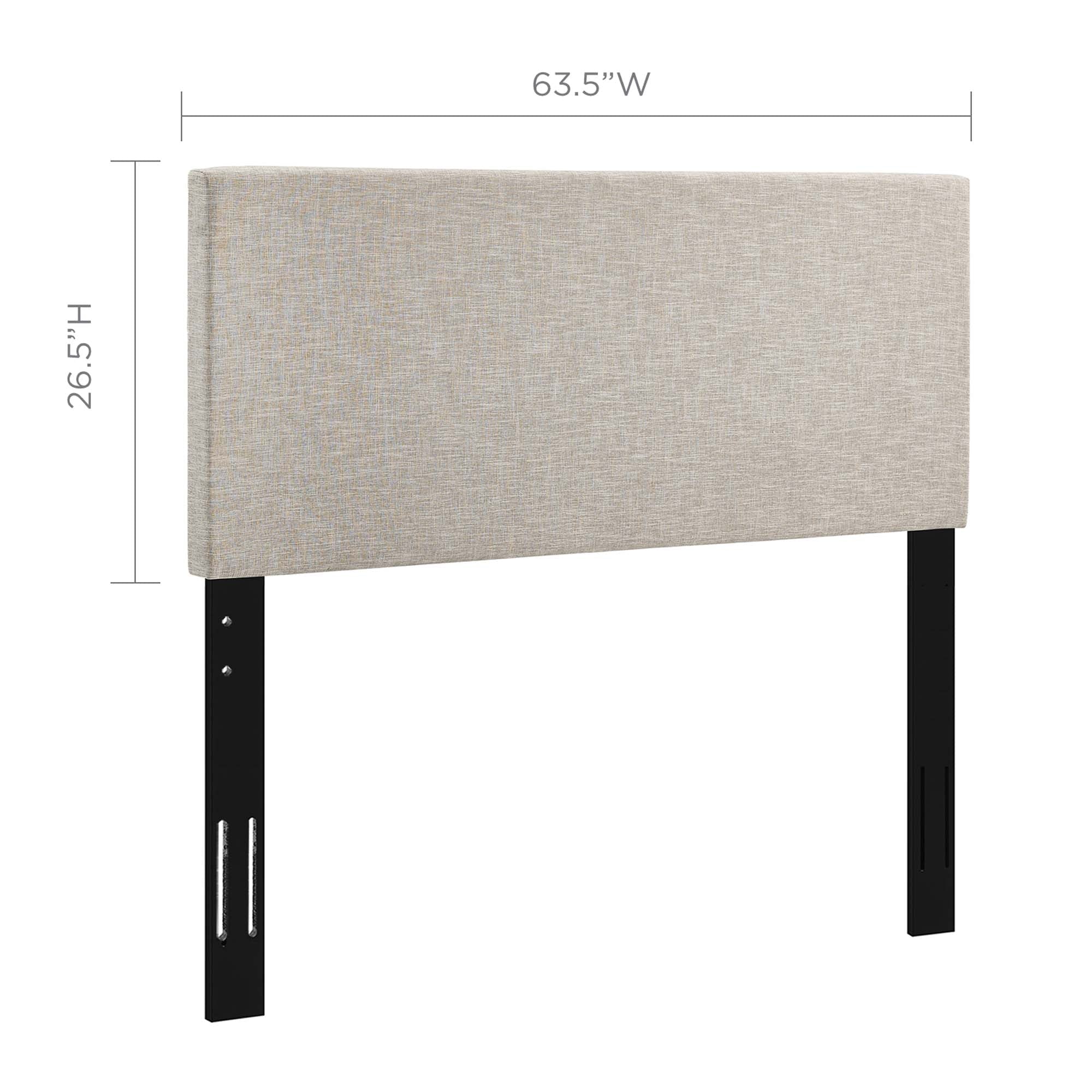 Taylor Upholstered Linen Fabric Headboard - Image 6